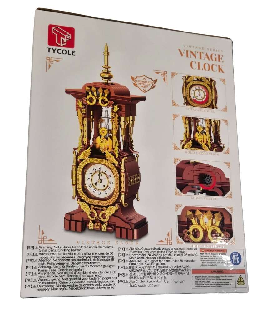 Vintage Clock Building Blocks Set, NWT, MSRP $57.99