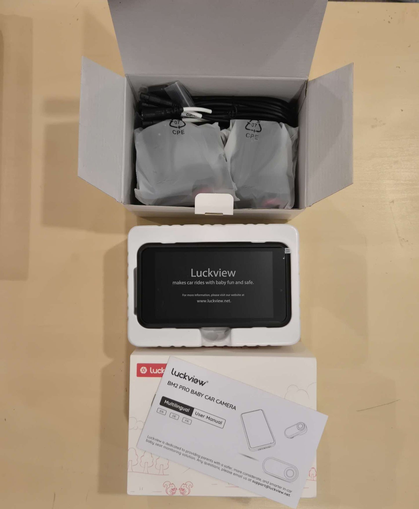 Dual Baby Car Camera with HD display, NWT, MSRP $99.99