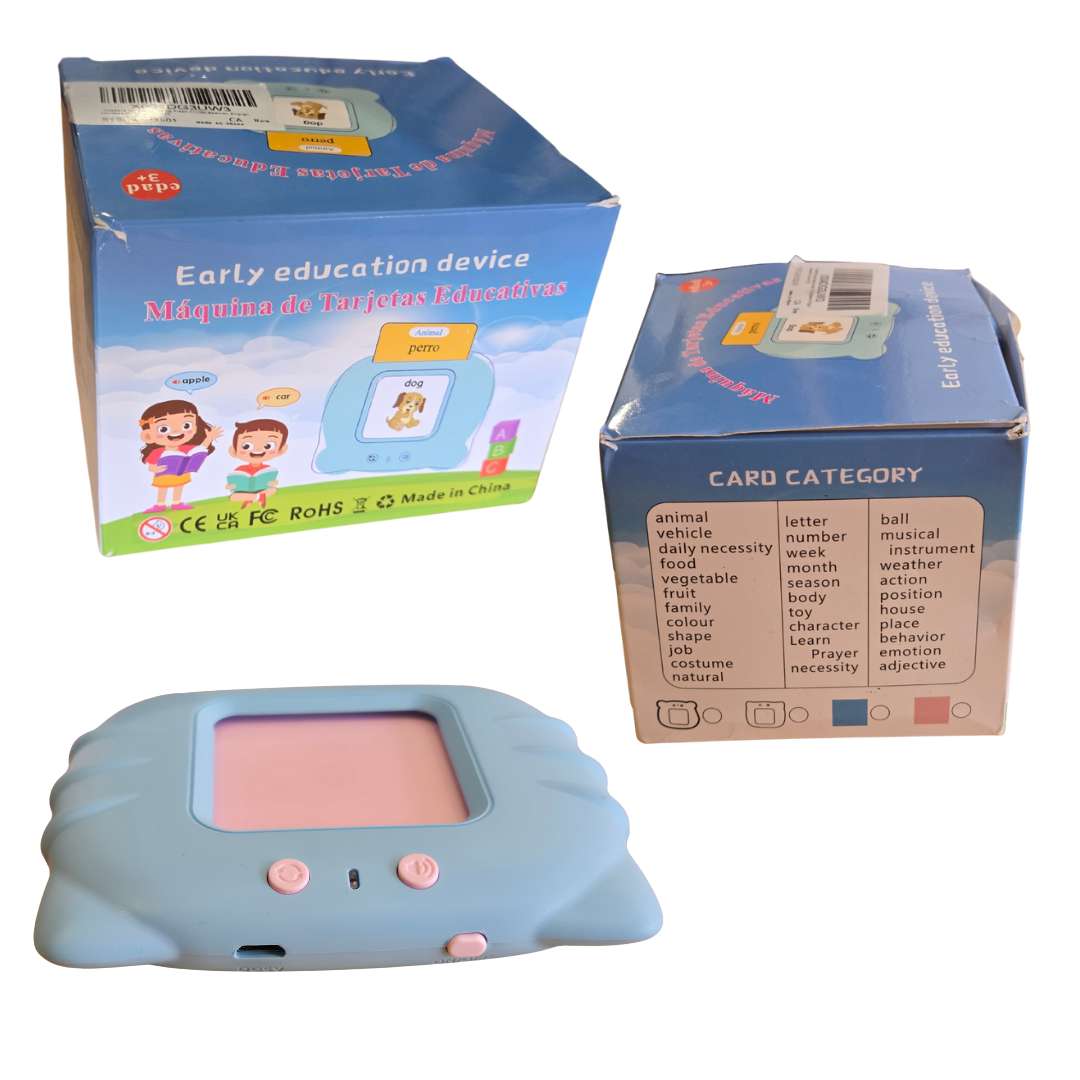 Talking Flash Card Reader, English/Spanish, MSRP $20.99