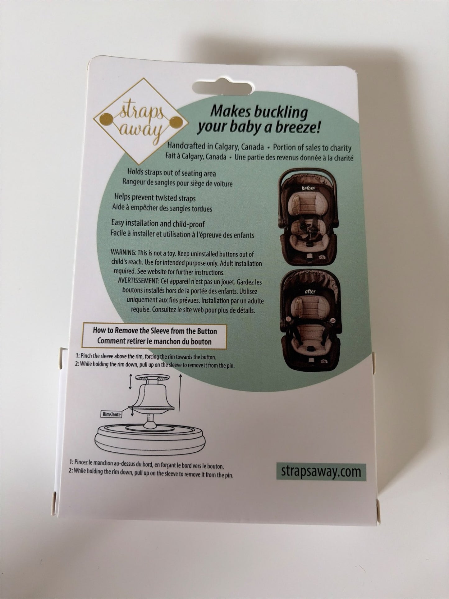 Magnetic Car Seat Strap Holders