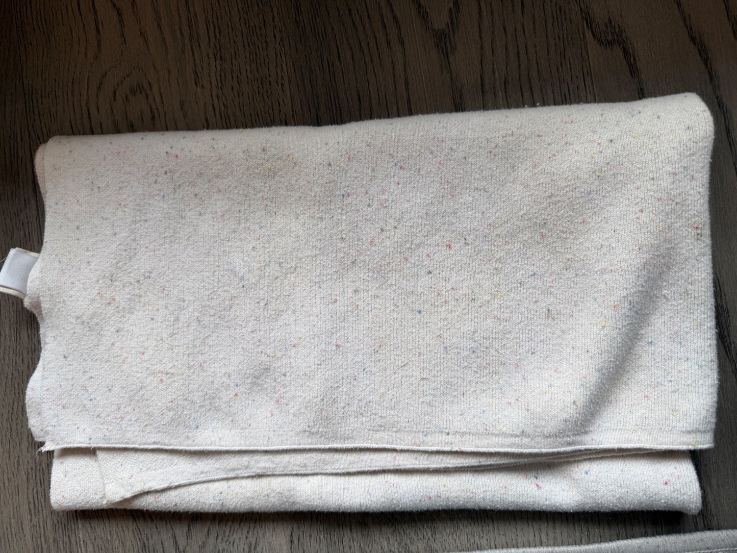 Mushie knitted confetti baby blanket, 100% organic cotton