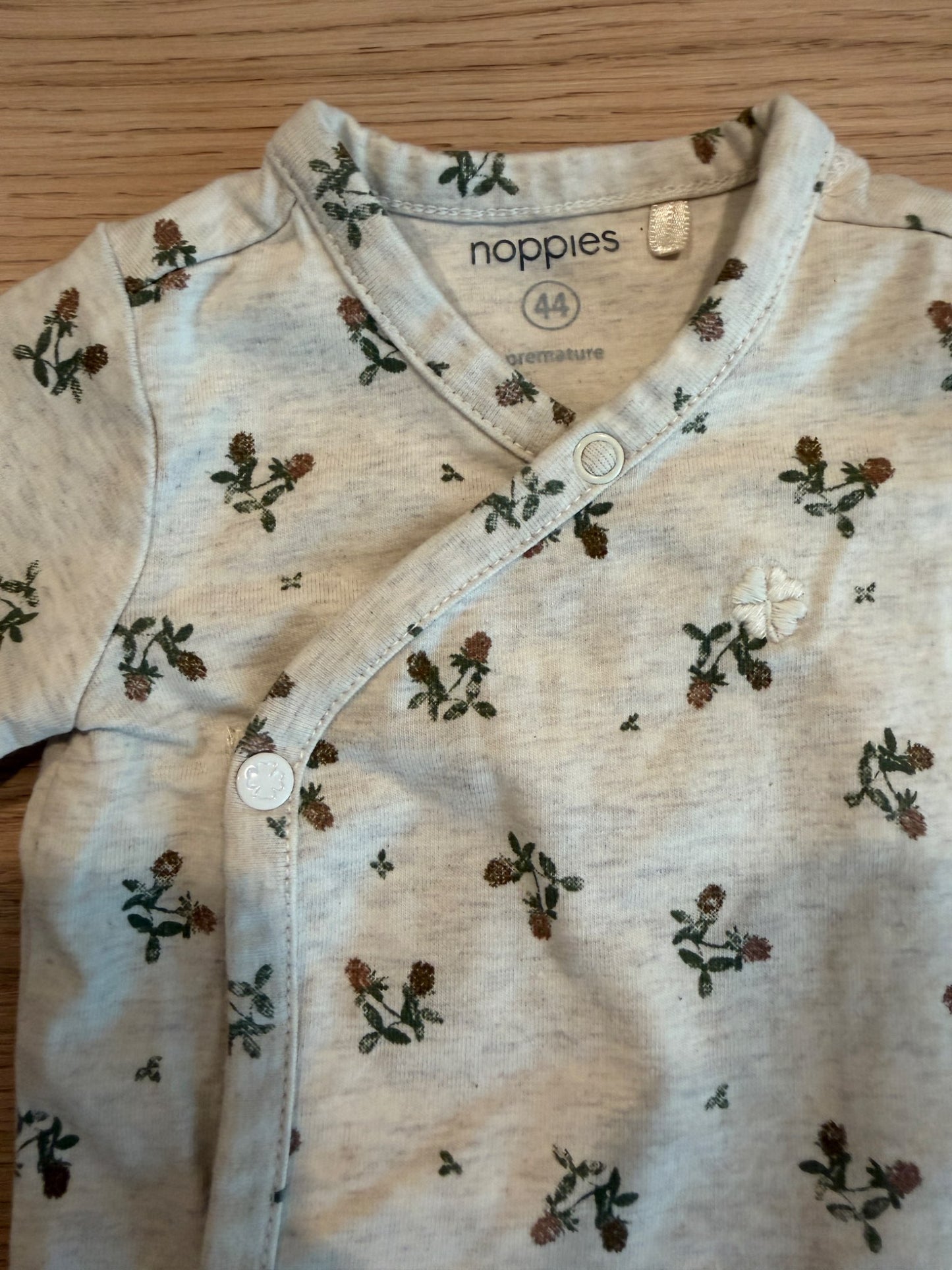 Noppies matching cream floral set preemie , Kids Newborn