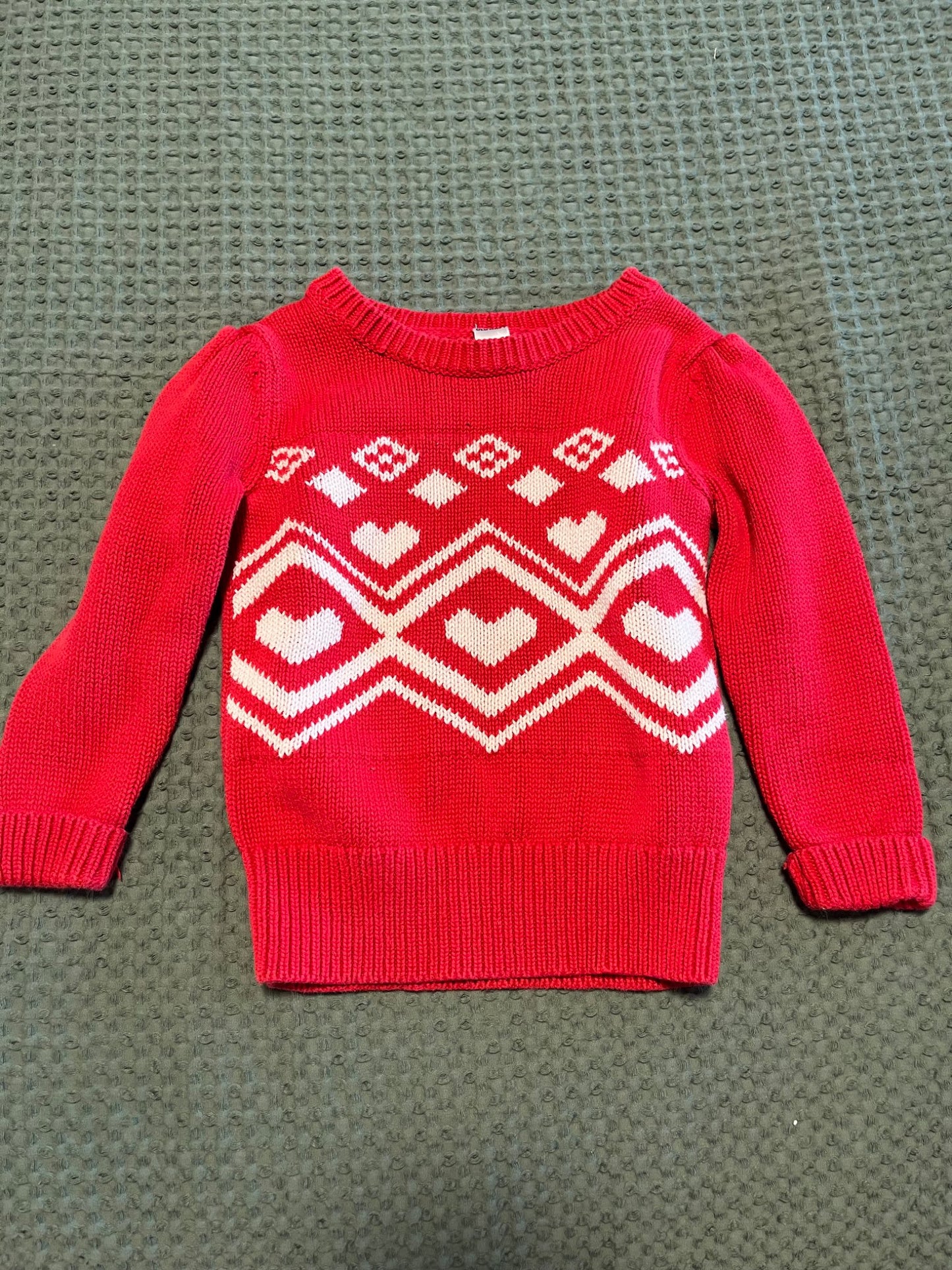 Red sweater , Kids 3T