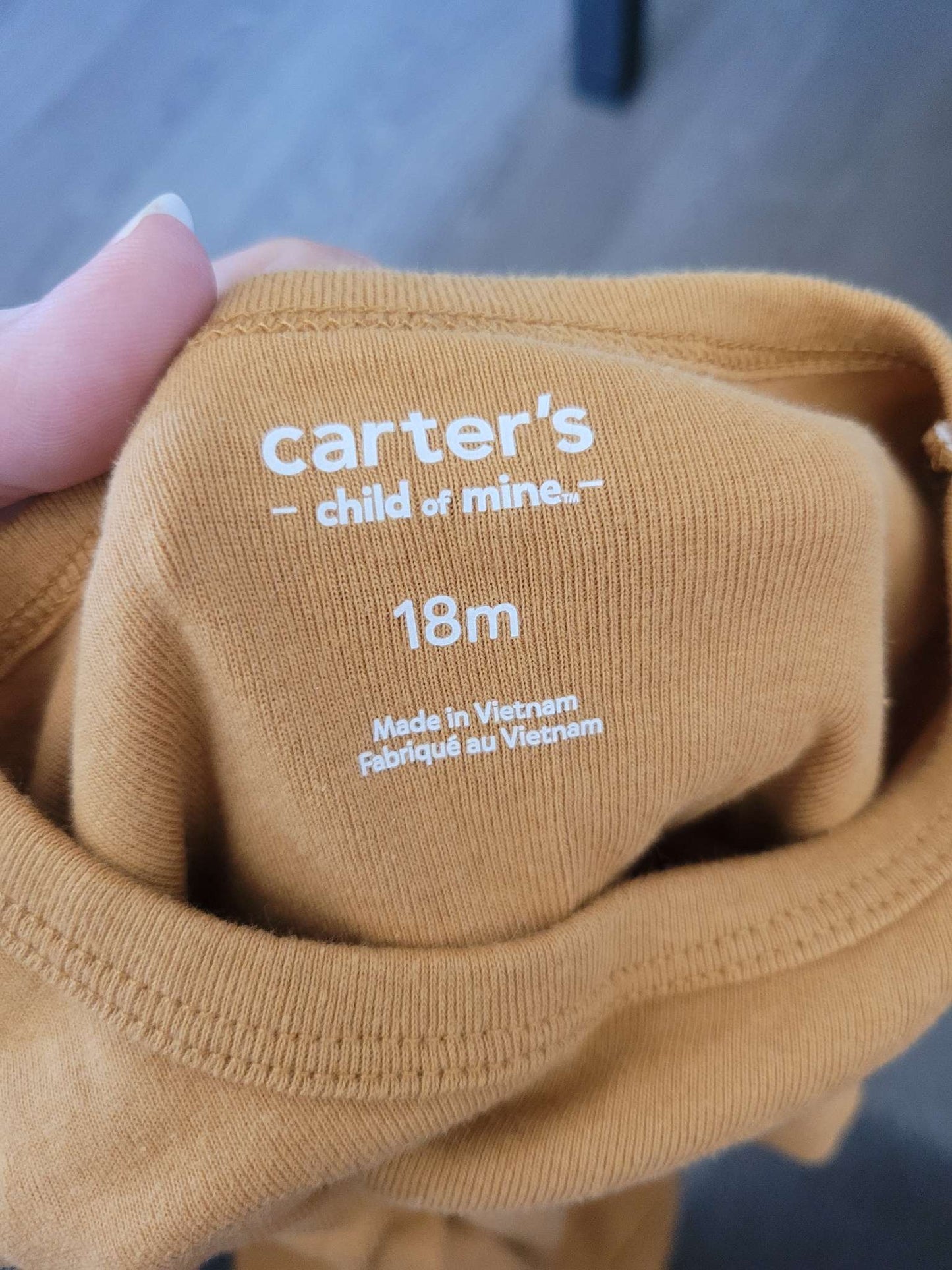 Brown long-sleeved onesie, 18 months, Kids 18 Month (12-18M)