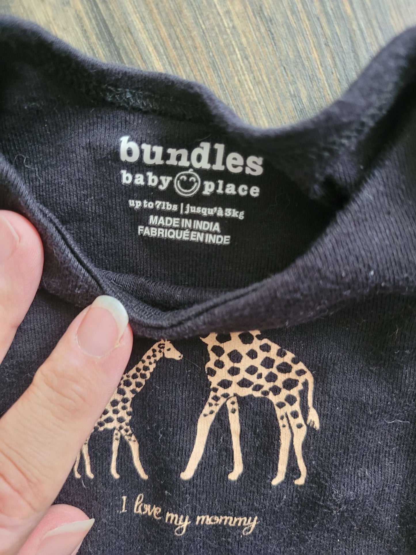Black giraffe onesie, newborn , Kids Newborn