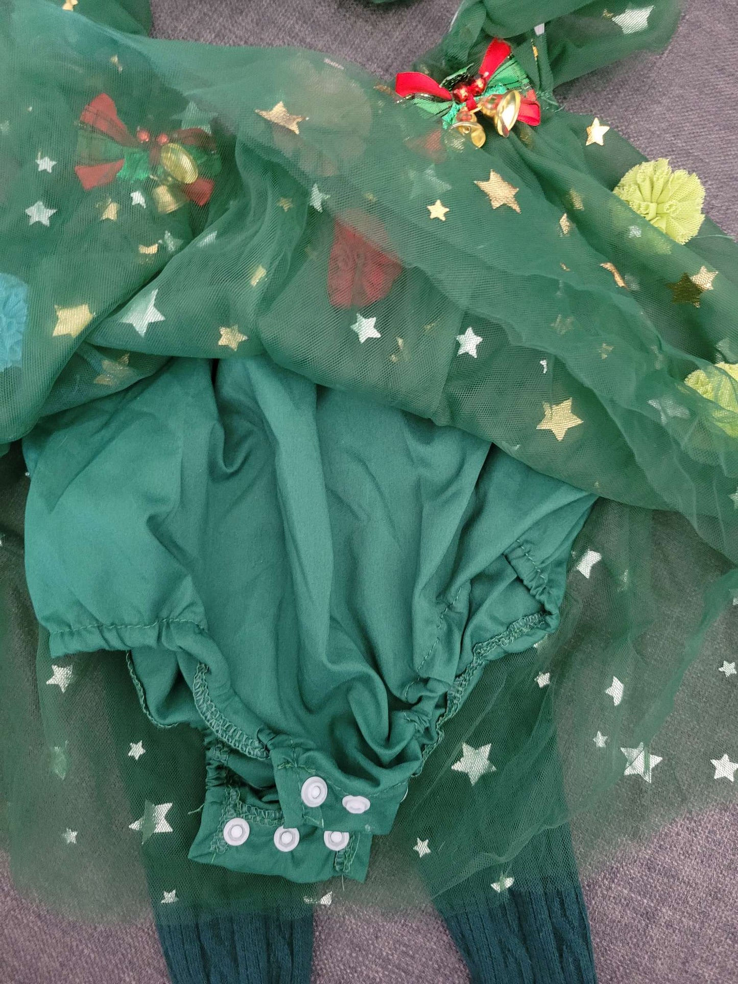 Christmas tree outfit, 1-3 months, Kids 3 Month (0-3M)