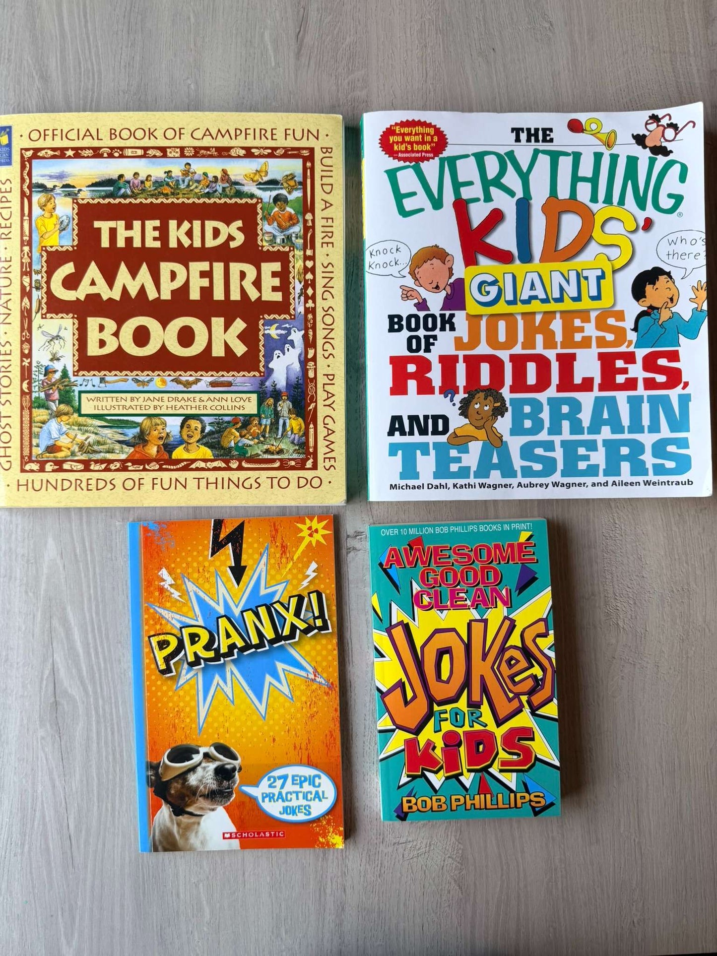 Jokes and Campfire book