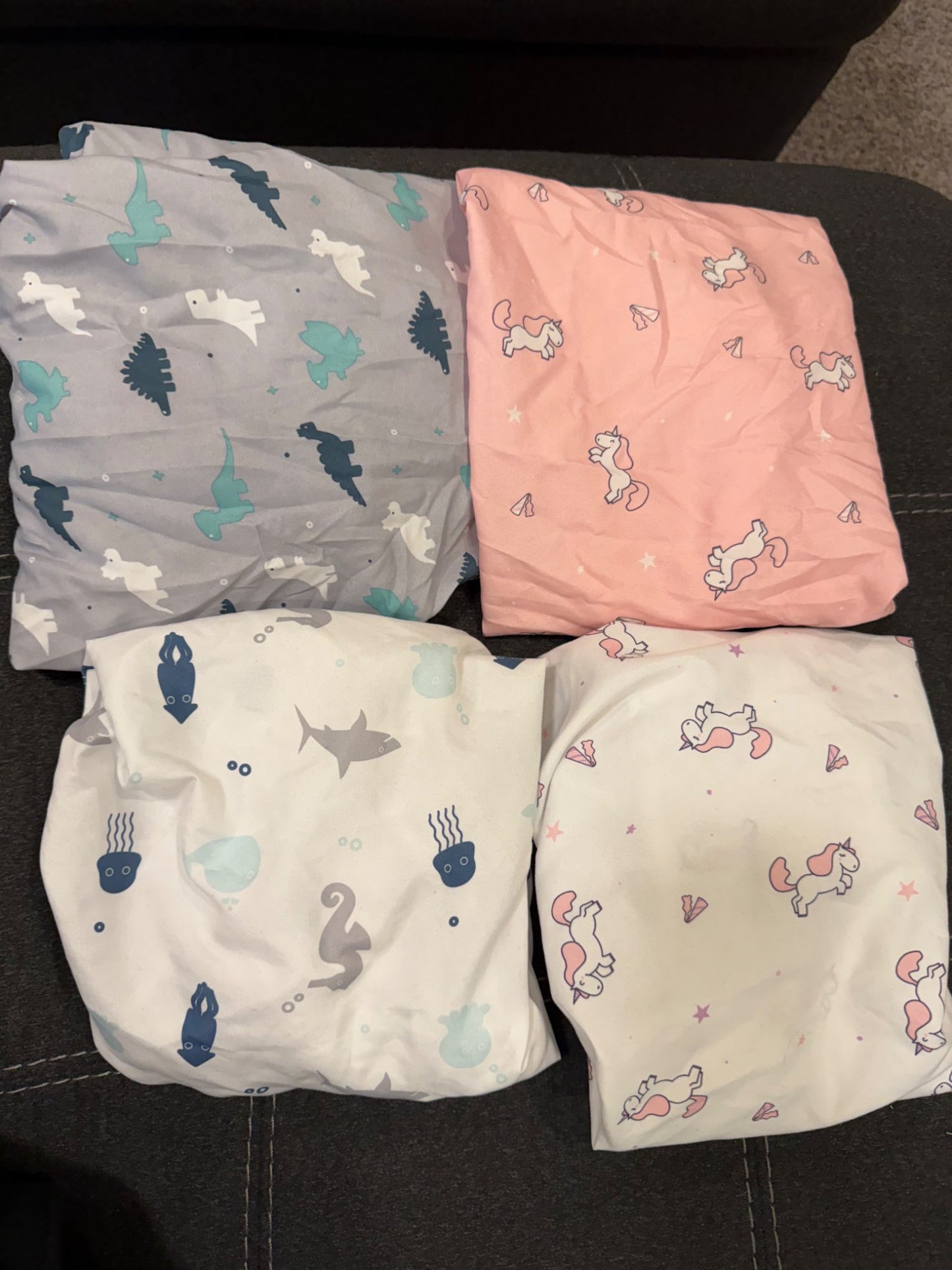 Bassinet Fitted Sheets x 4