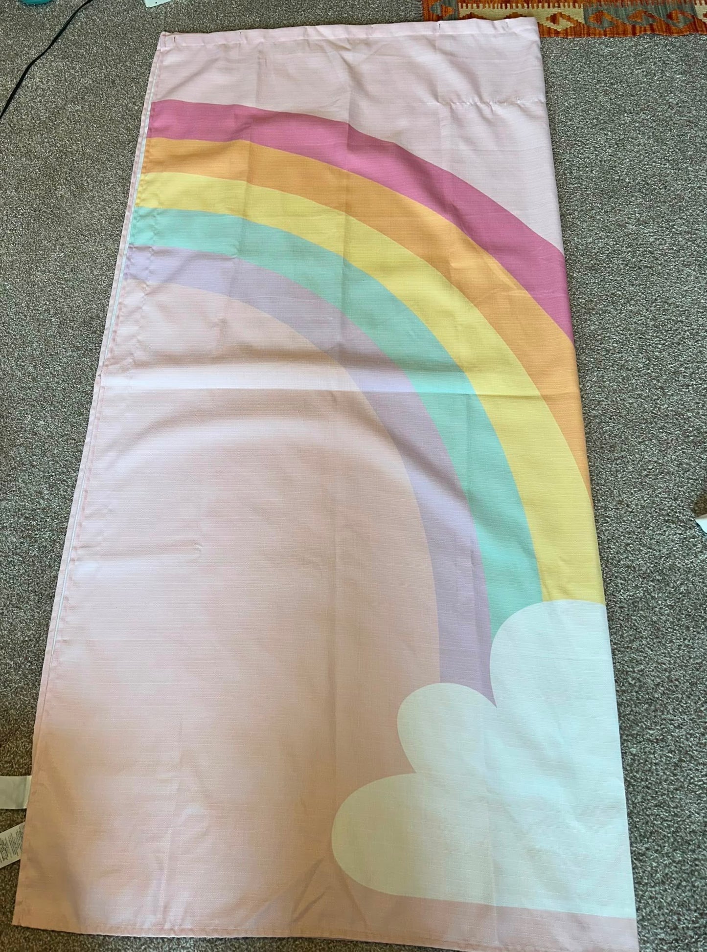 Girls shower curtain