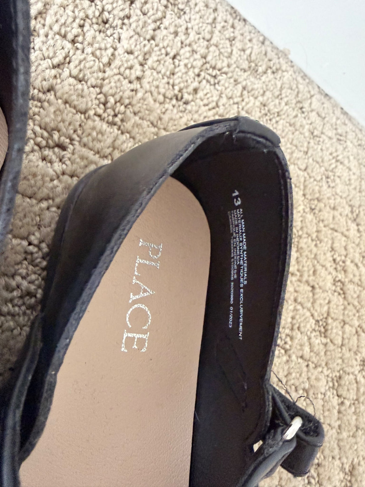 Girls Black Dress Shoes (size 13), Shoes 13 (Kids:4-8yr)