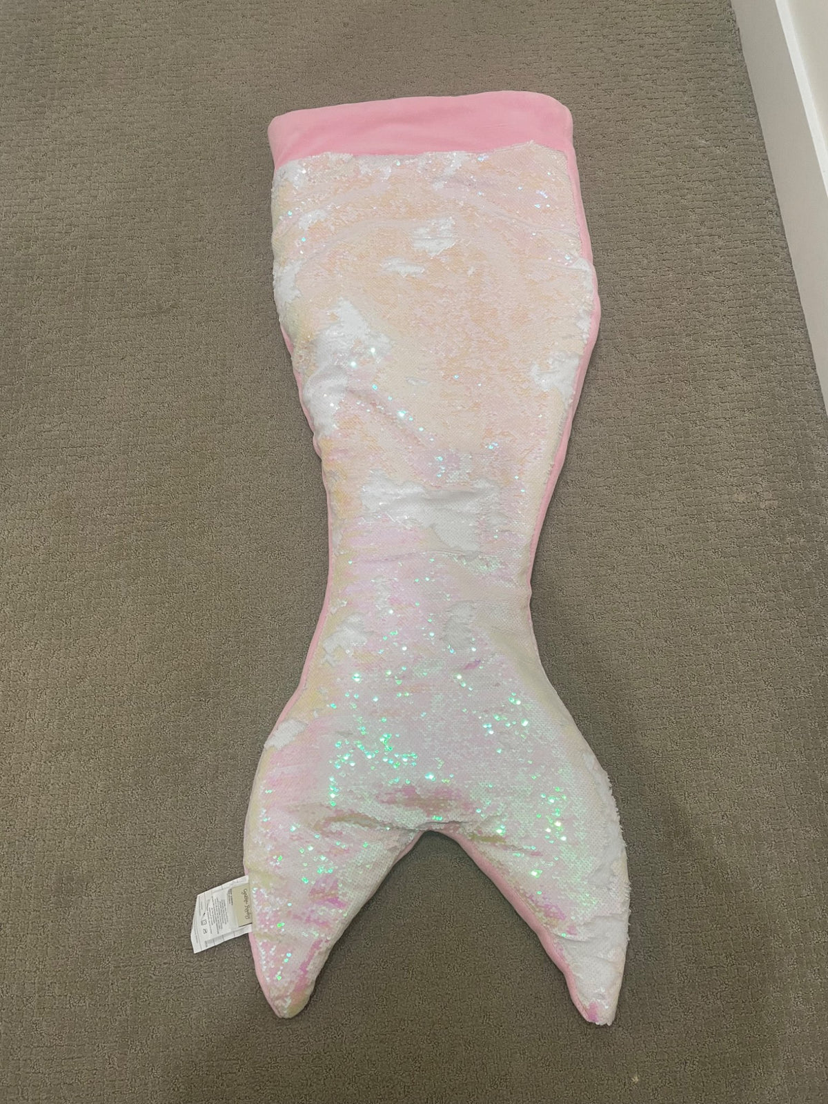 Pink Mermaid Tail Blanket