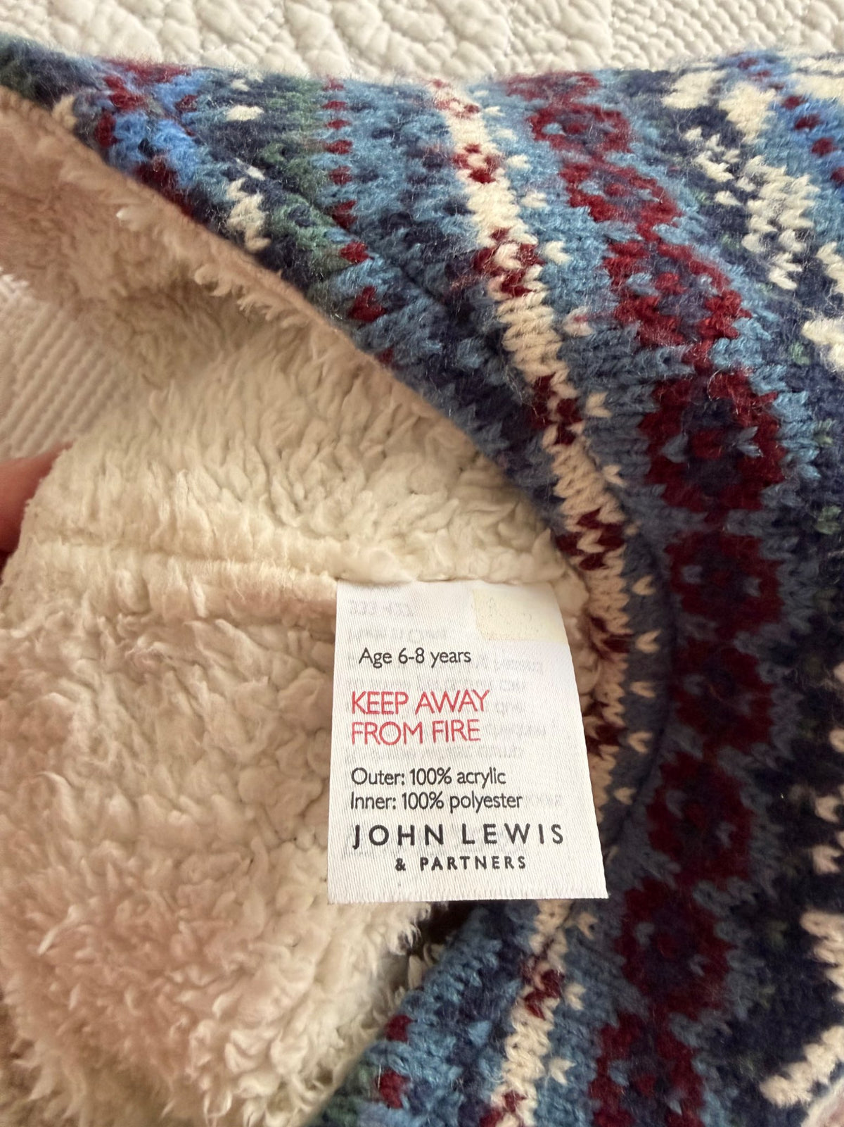 Fair Isle Toque (6-8)
