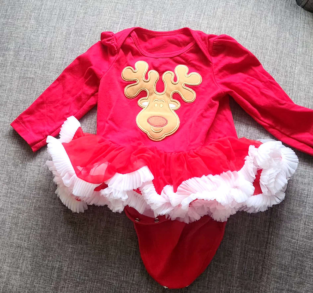 Christmas photo outfit bundle, Kids 9 Month (6-9M)