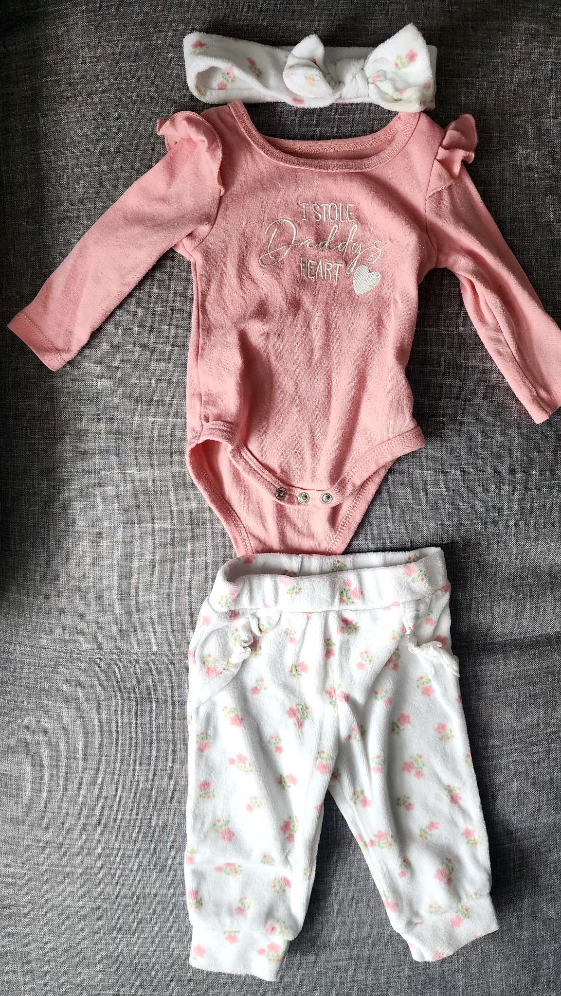 Long sleeve set w headband, Kids 6 Month (3-6M)