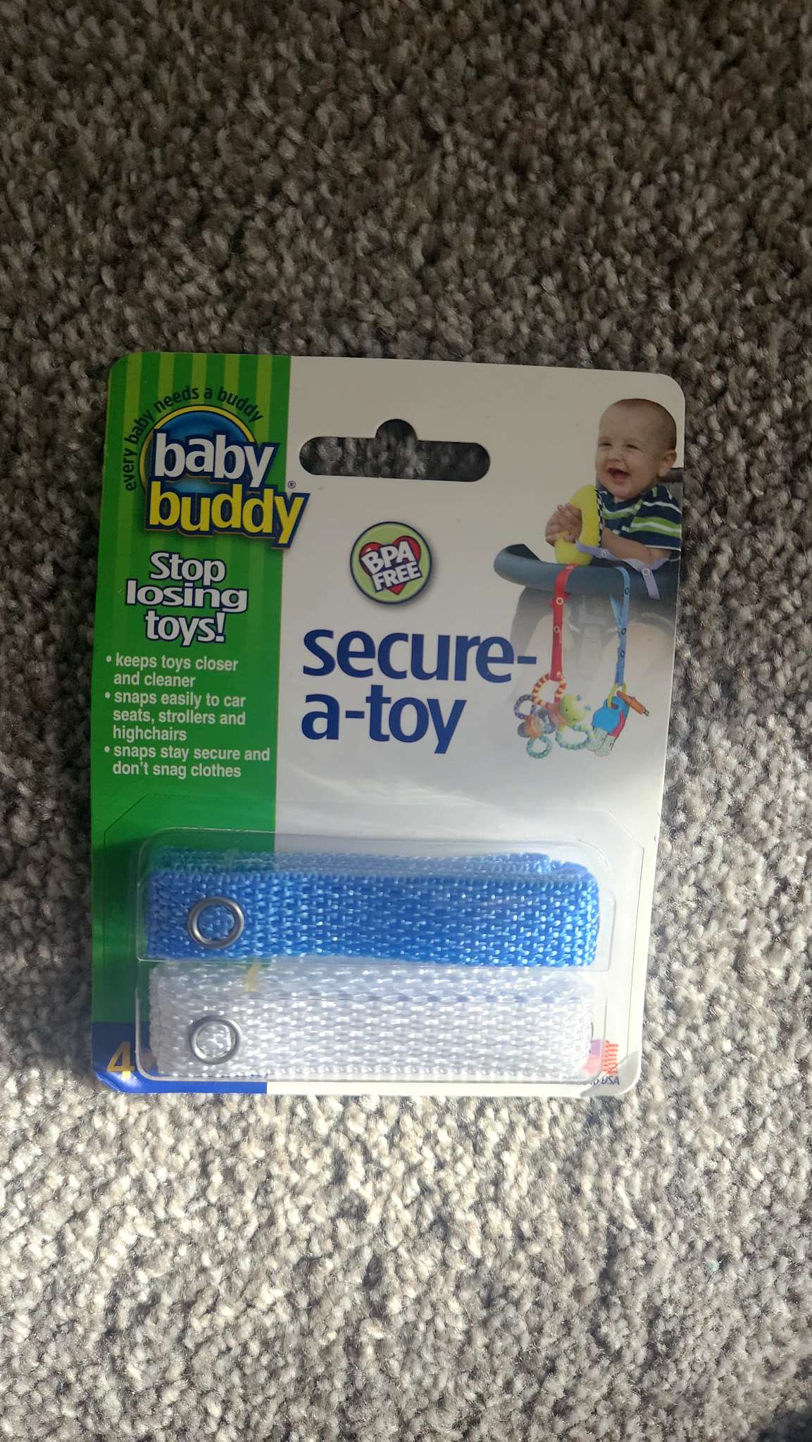 Baby Buddy Secure a toy strap