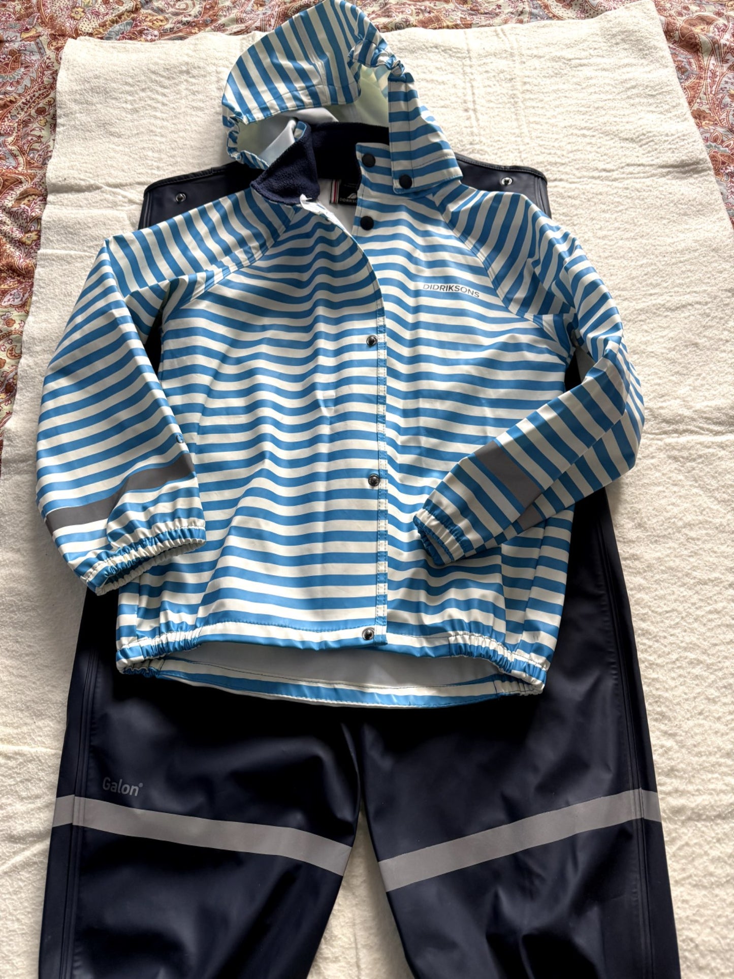 Rain coat and overall pants, Kids 8