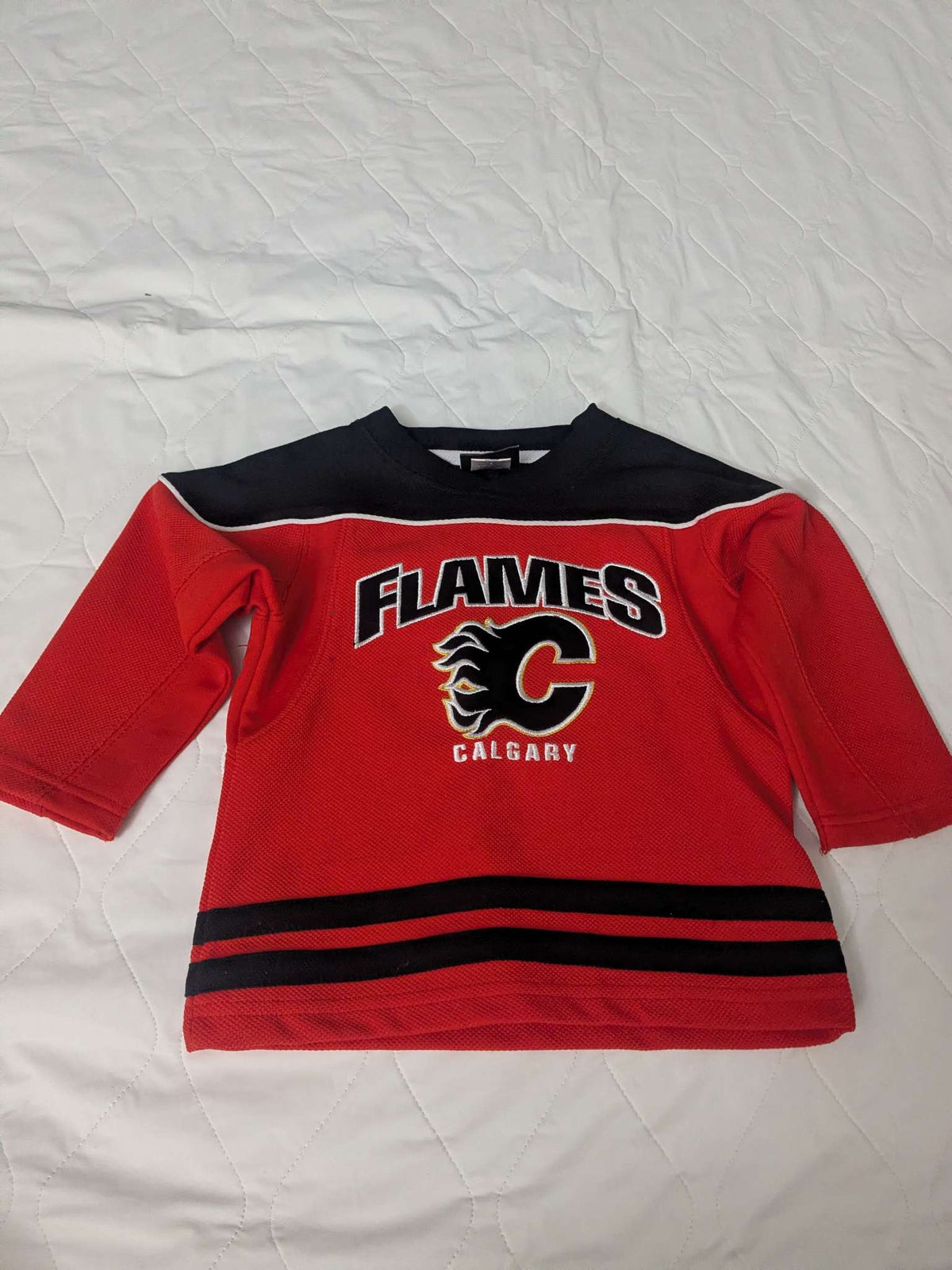 Flames hockey jersey, 24 months, Kids 24 Month (18-24M)