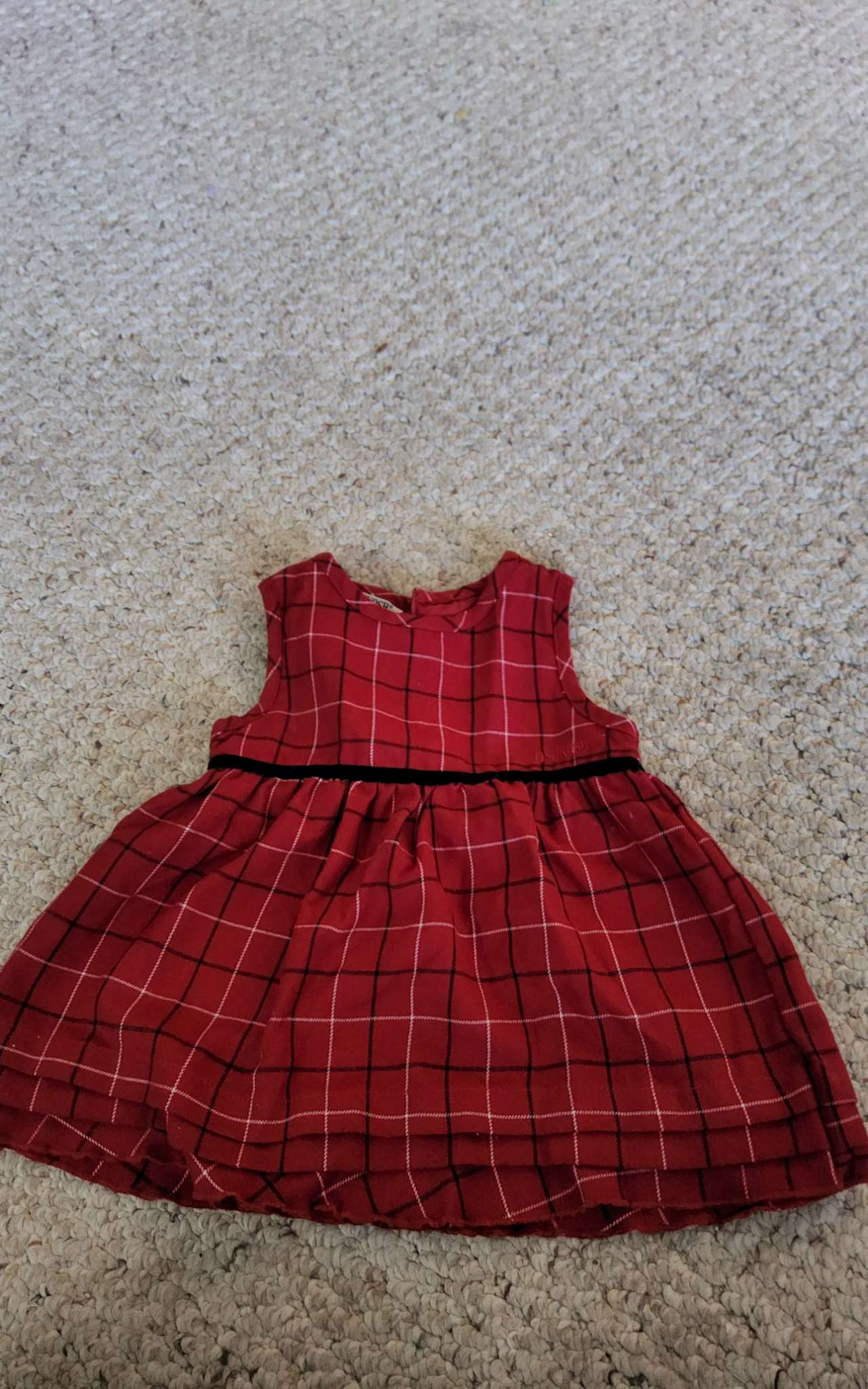 Red plaid dress, Kids 18 Month (12-18M)