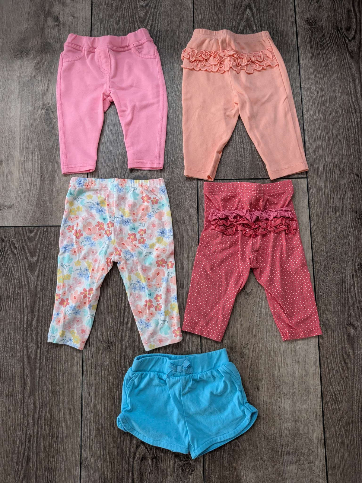 6 Month Girls Pants Bundle , Kids 6 Month (3-6M)