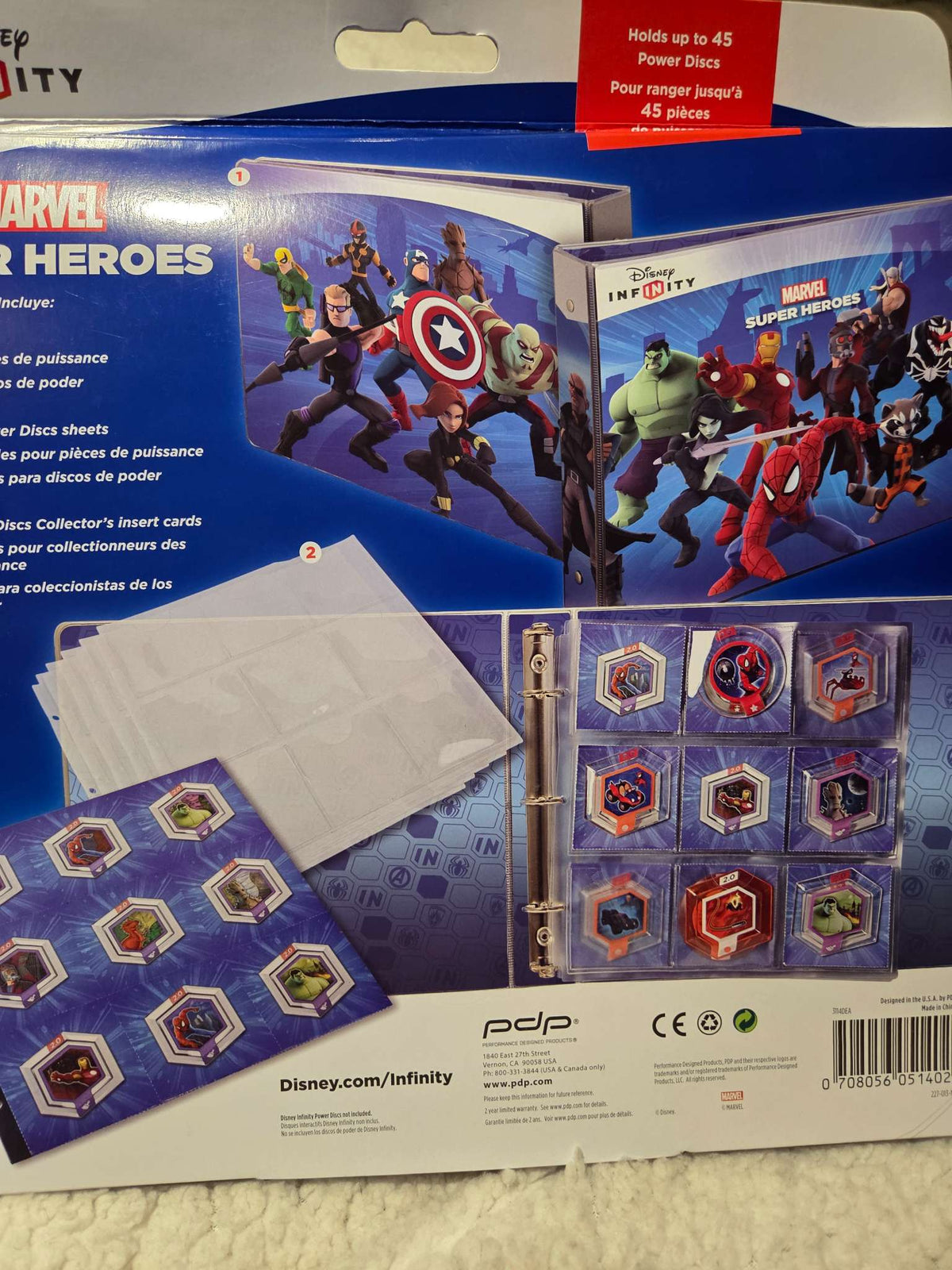 Marvel Super Heroes Power Disc Binder