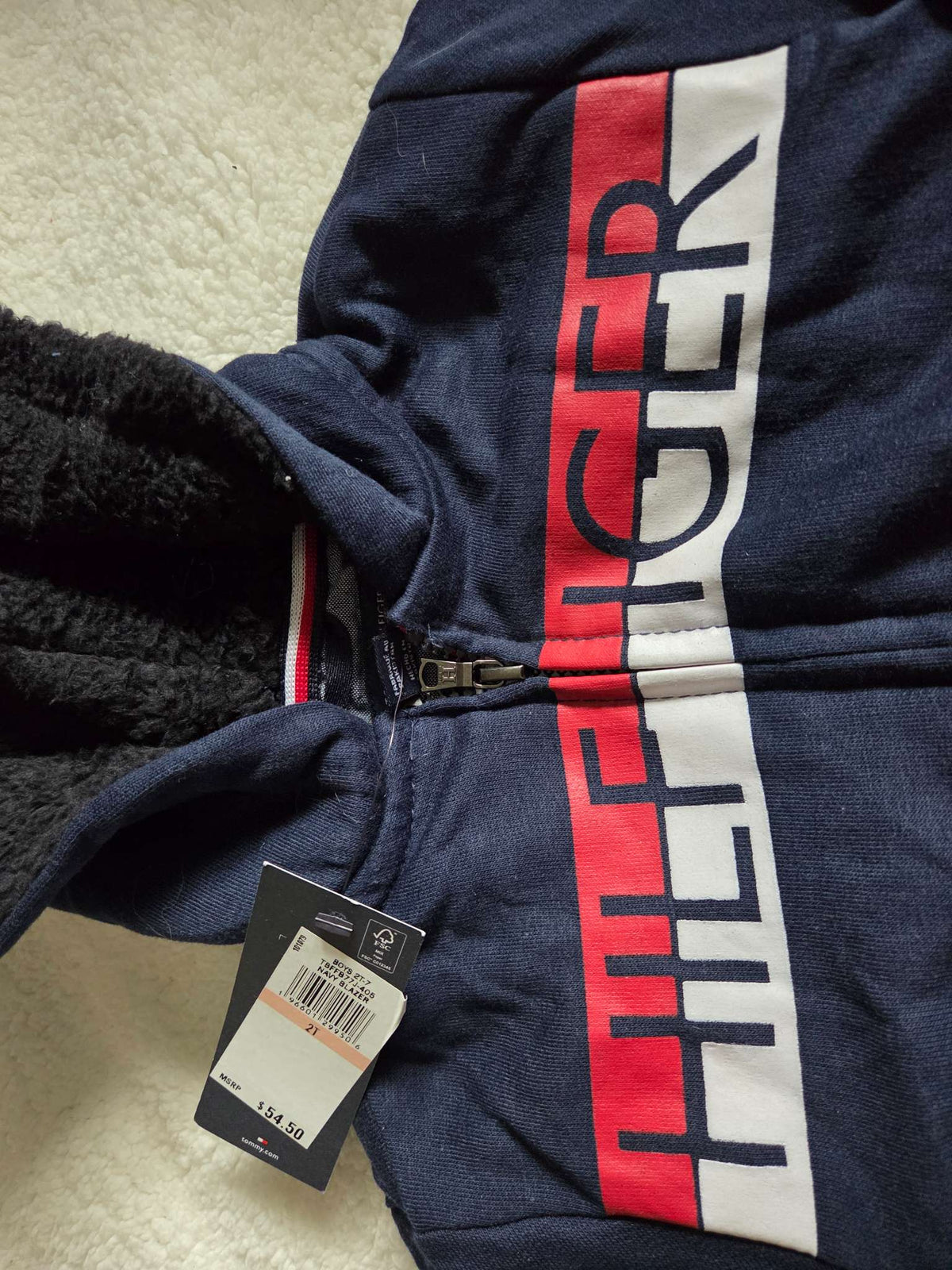 Tommy Hilfiger sherpa lined goodie- size 2, Kids 2T