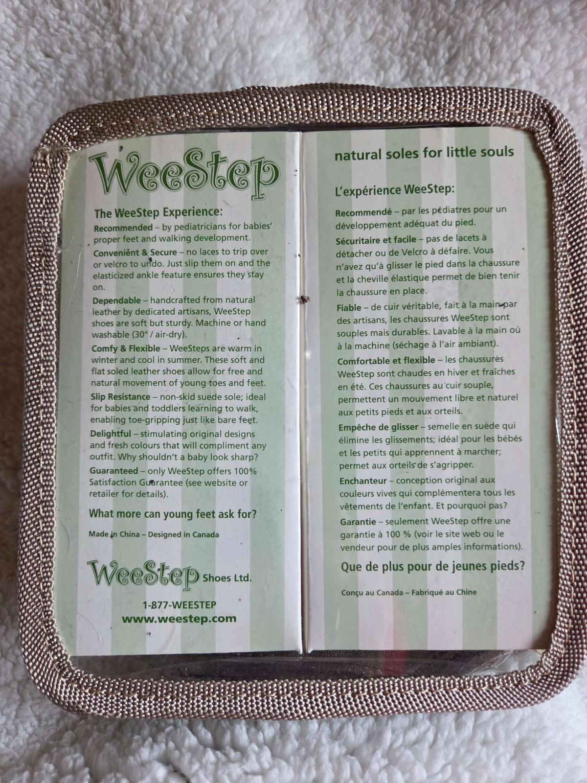Wee Step leather soft sole crib shoes- size 12-18 months, Shoes 6 (Walkers:12-24 mth)
