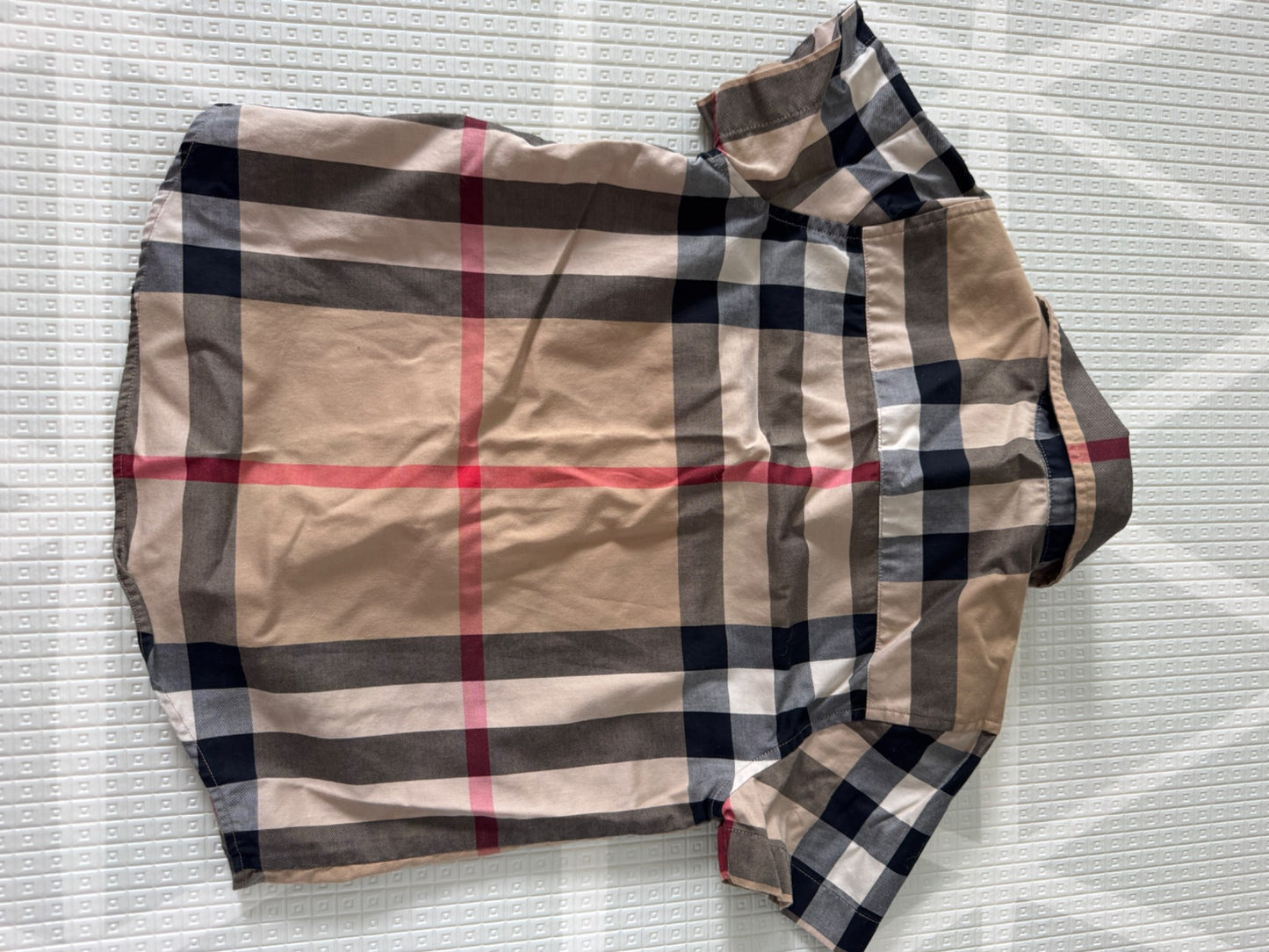 Burberry Short Sleeve Check Shirt 3y, Kids 3T
