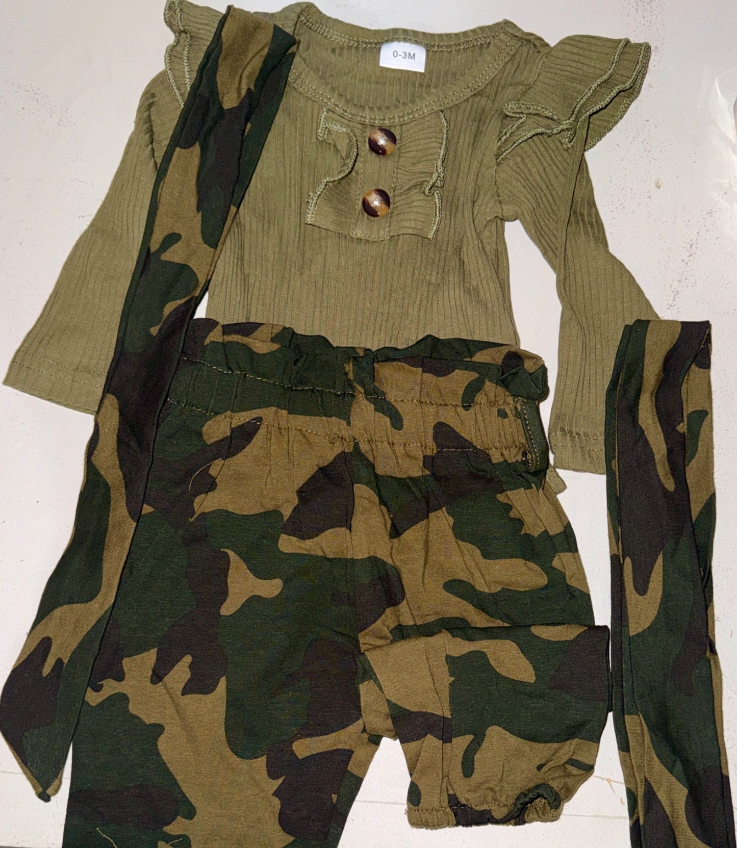 Camo Outfit, Kids 3 Month (0-3M)