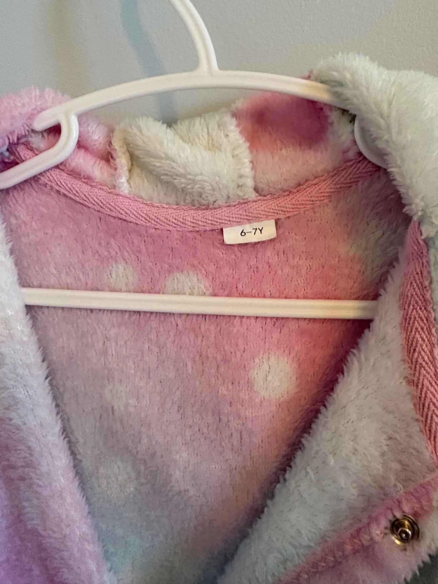 Girls unicorn robe 6-7 years, Kids 7