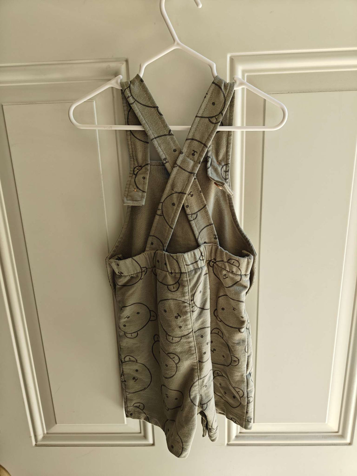 Pekkle Bear Overall Shorts, Kids 24 Month (18-24M)