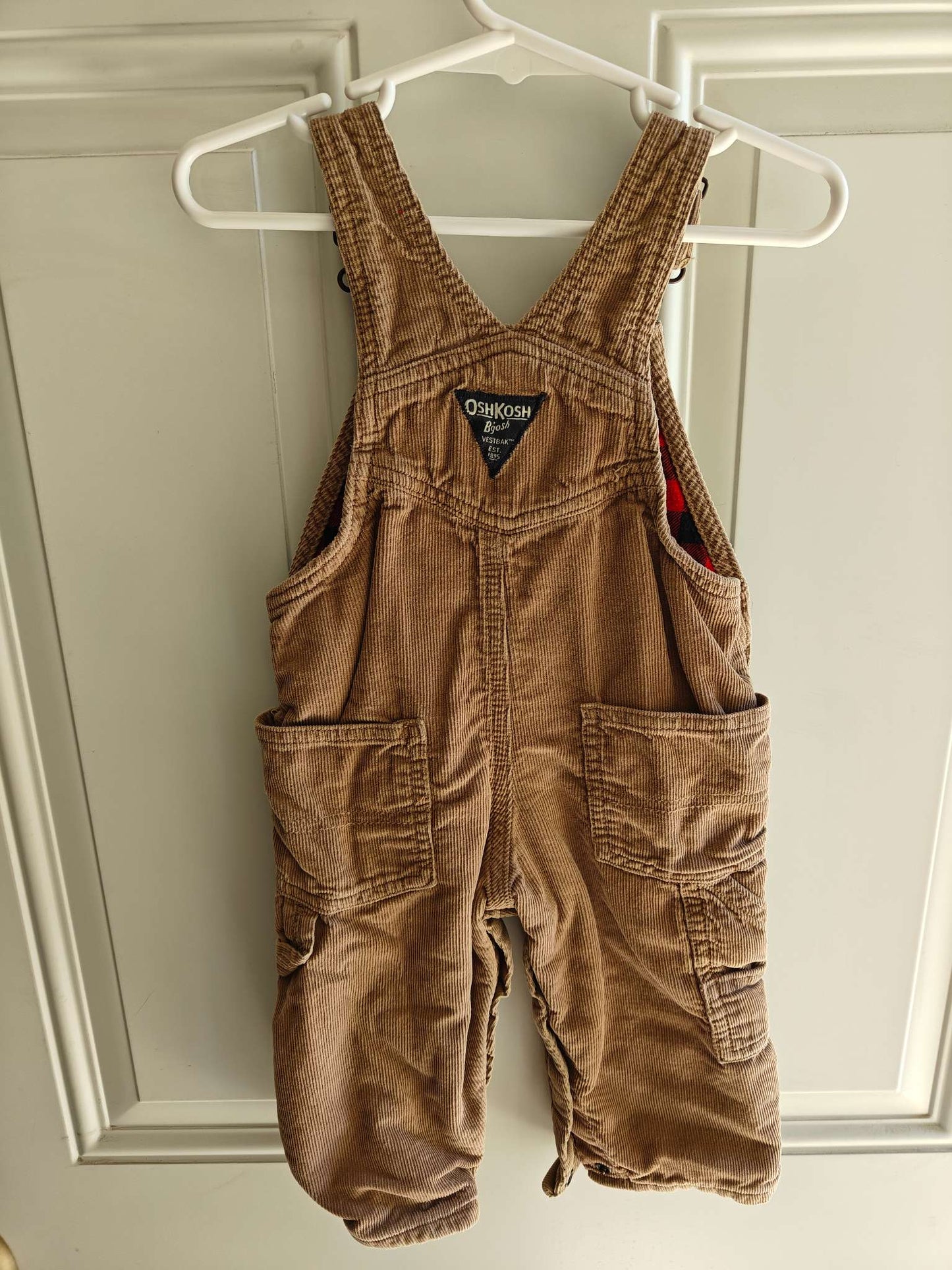 Oshkosh fleece lined overalls, Kids 12 Month (9-12M)