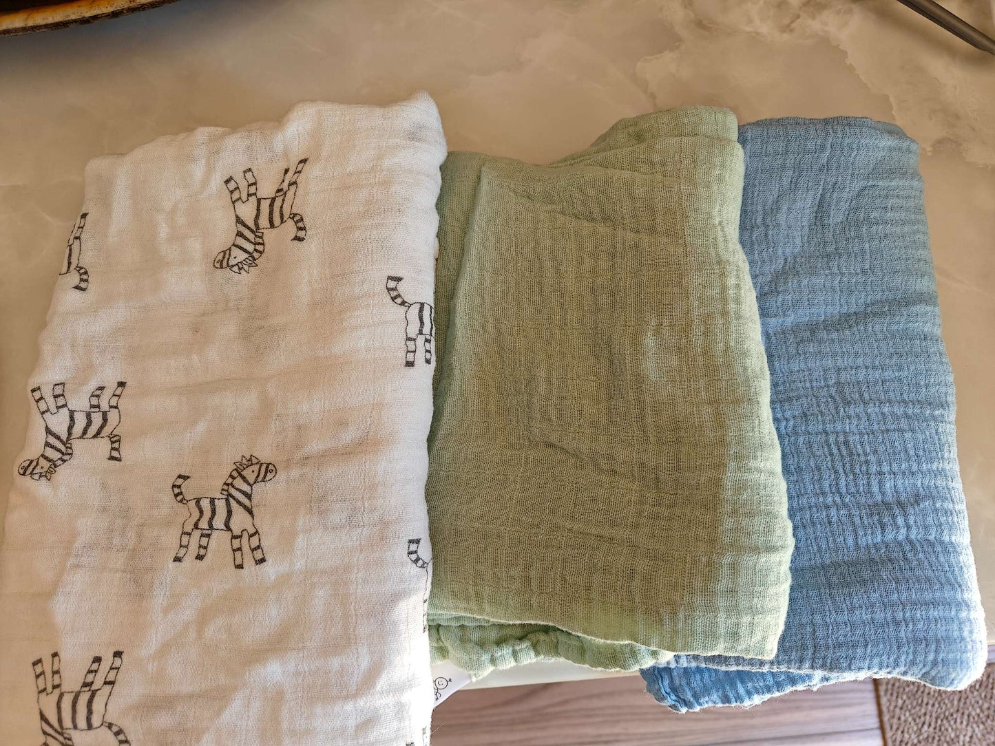 Muslin Swaddles, 0-6 Months (Small)