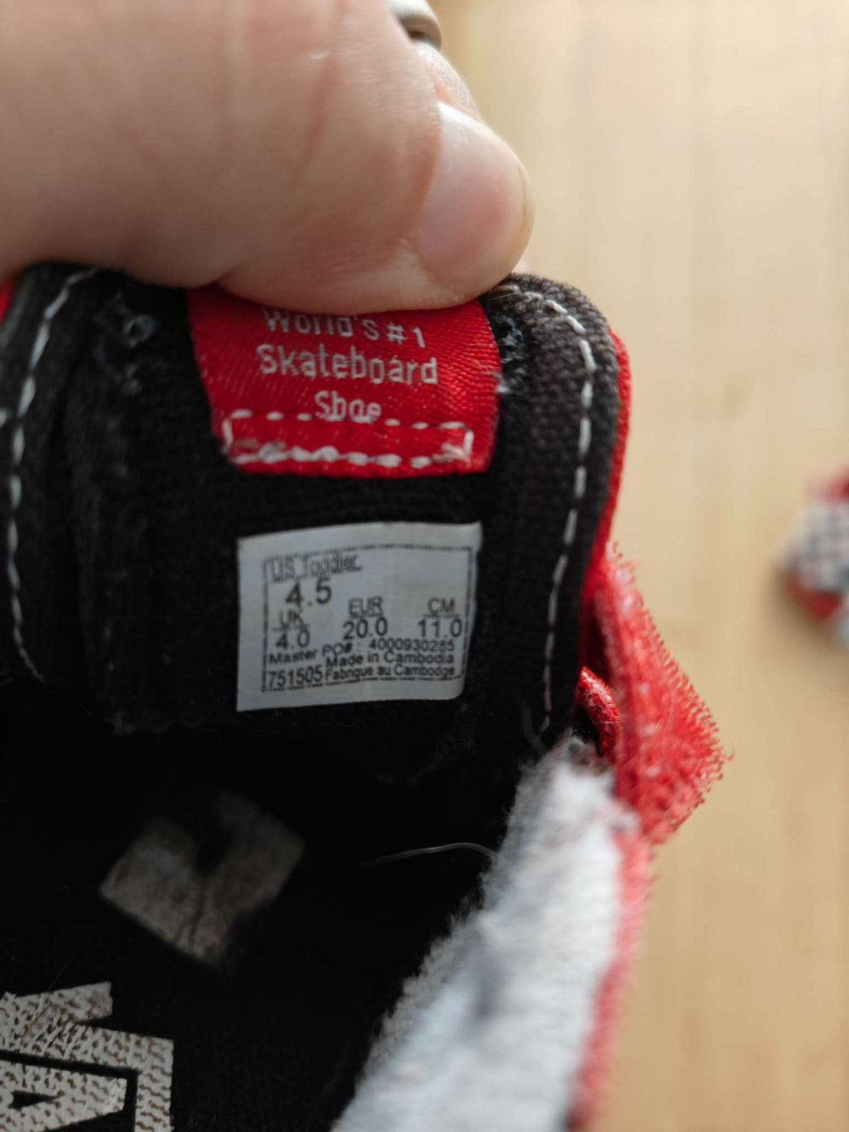 Vans , Shoes 4.5 (Walkers:12-24 mth)