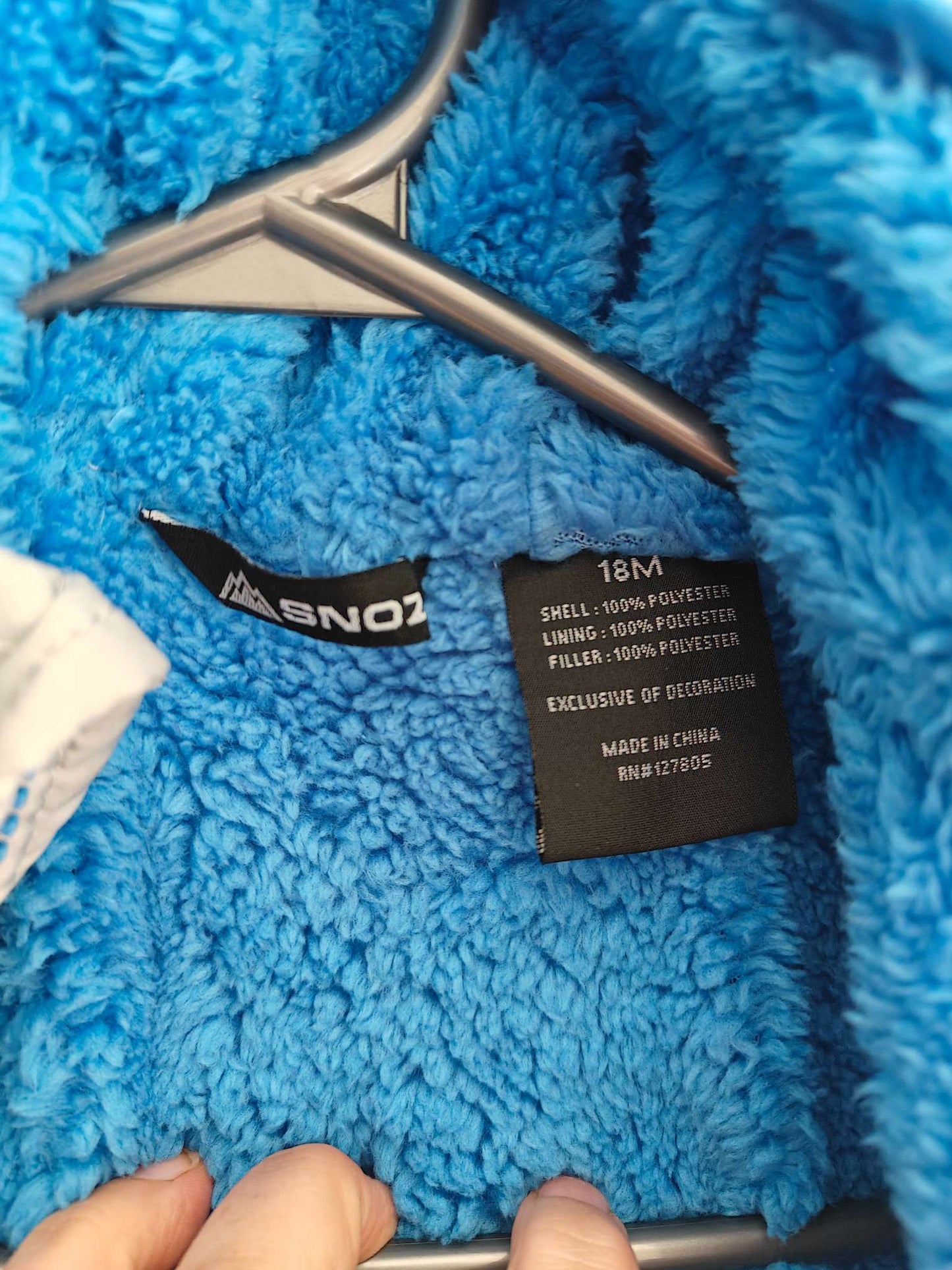 Snozu Snowsuit, Kids 18 Month (12-18M)