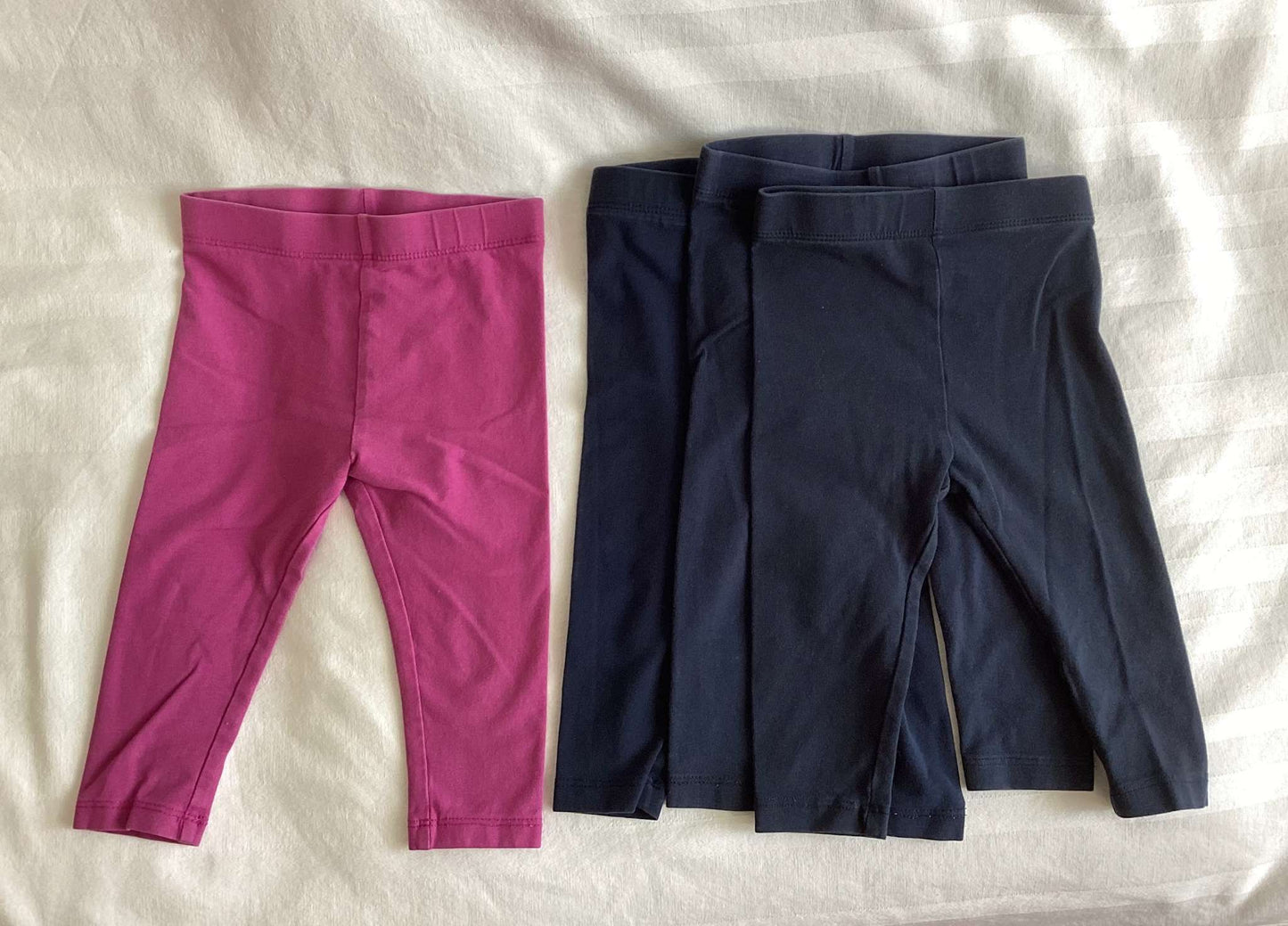 Joe Fresh Girls Leggings (Bundle of 4) 6-12 months, Kids 12 Month (9-12M)