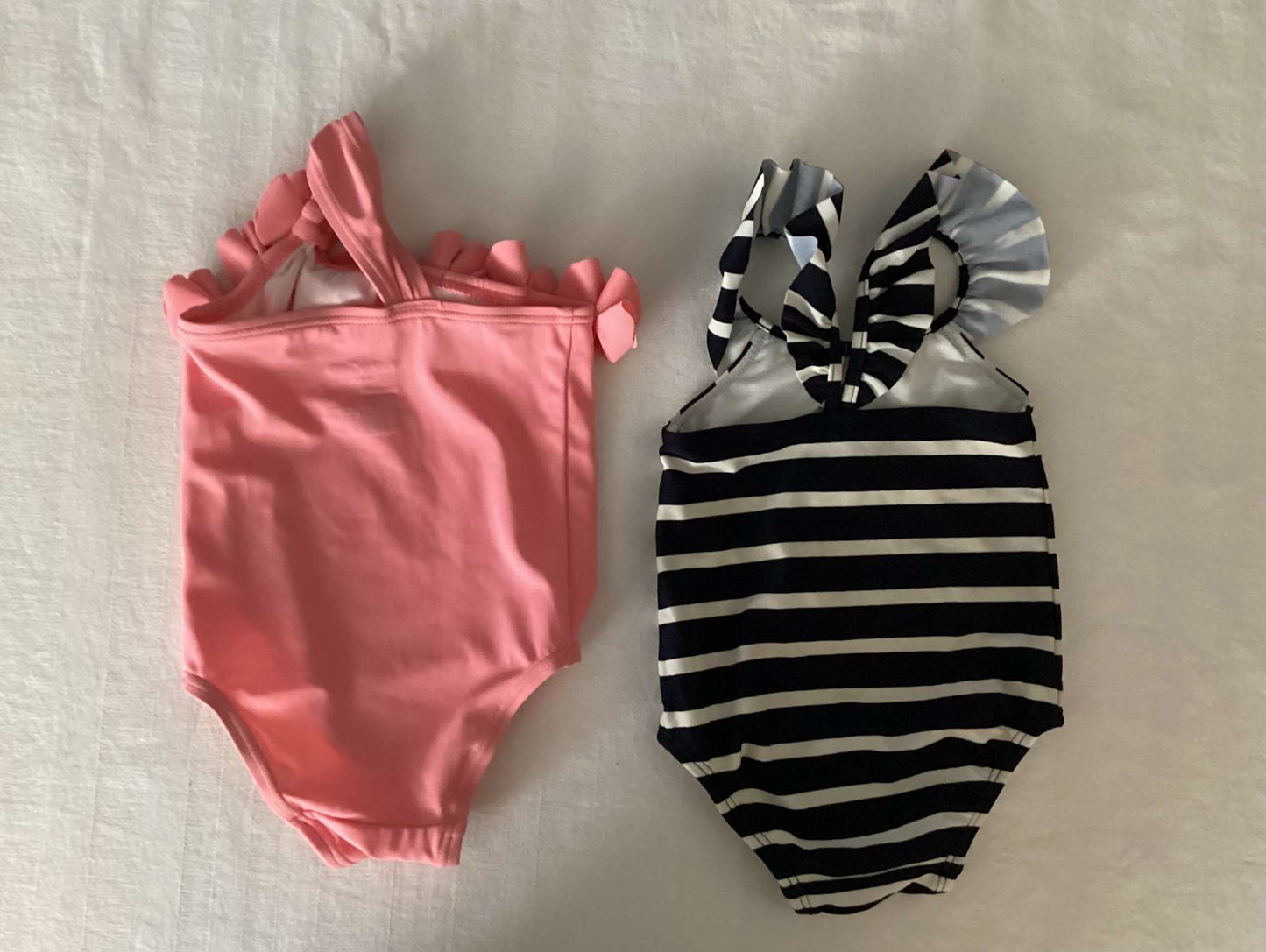 Baby Girl Bathing Suits (Bundle of 2) 0-6 months, Kids 6 Month (3-6M)