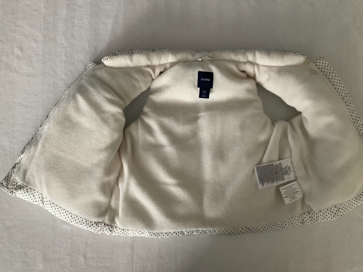 Baby Gap Toddler Girl Fleece Lined Puffer Vest 18-24 months, Kids 24 Month (18-24M)