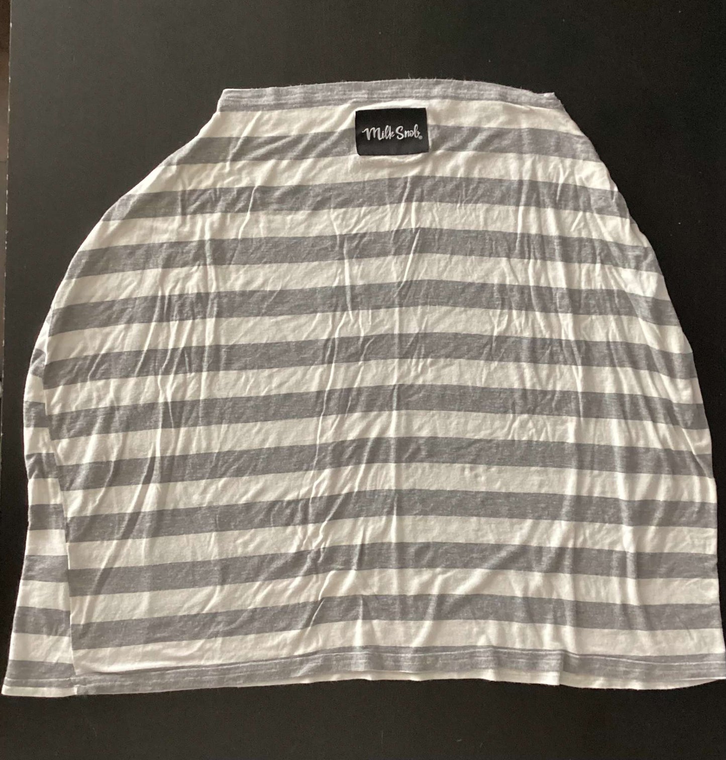 Milk Snob Car Seat & Nursing Cover Grey Stripes