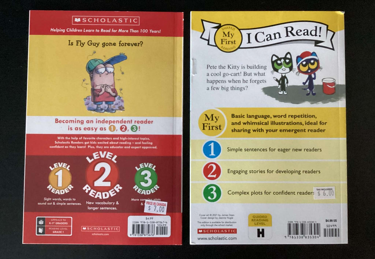 Easy Readers: I Spy Fly Guy by Tedd Arnold & Pete the Kitty Ready, Set, Go-Cart! by Kimberly & James Dean (Bundle of 2)