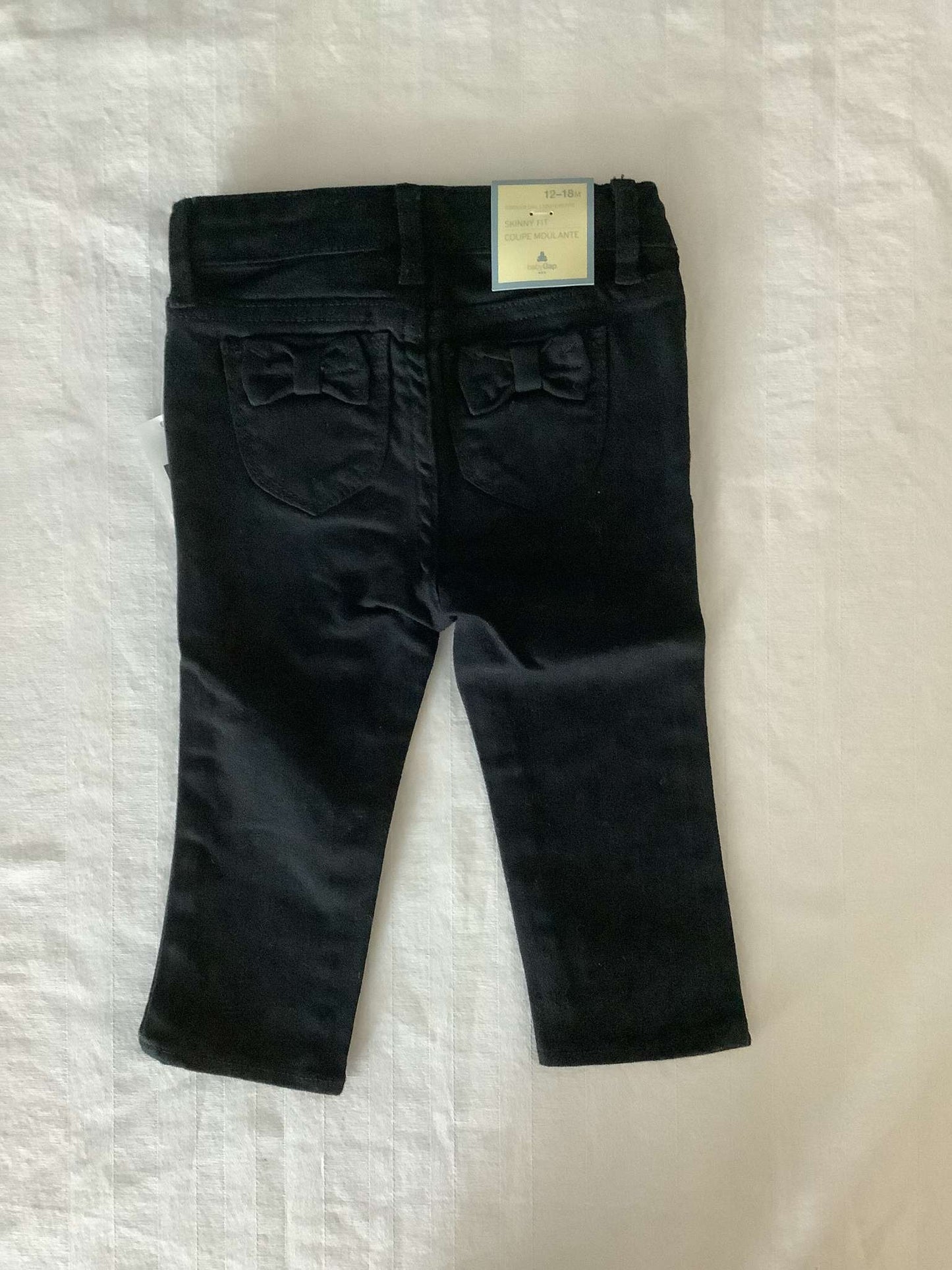 Baby Gap Girls Black Skinny Fit Jeans 12-18 months, Kids 18 Month (12-18M)