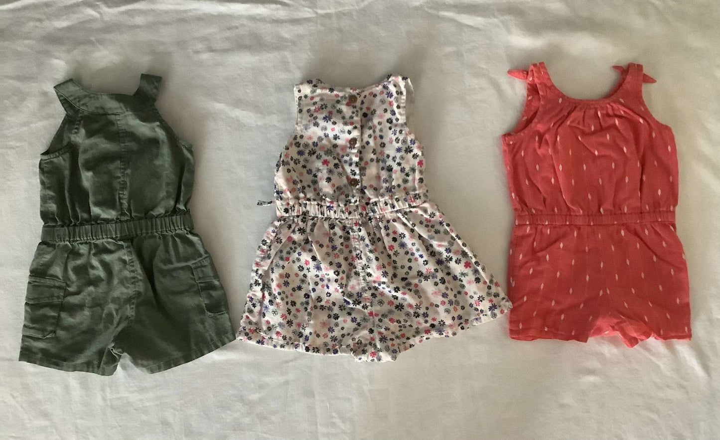 Old Navy Girls Rompers (set of 3) 12-18 months, Kids 18 Month (12-18M)