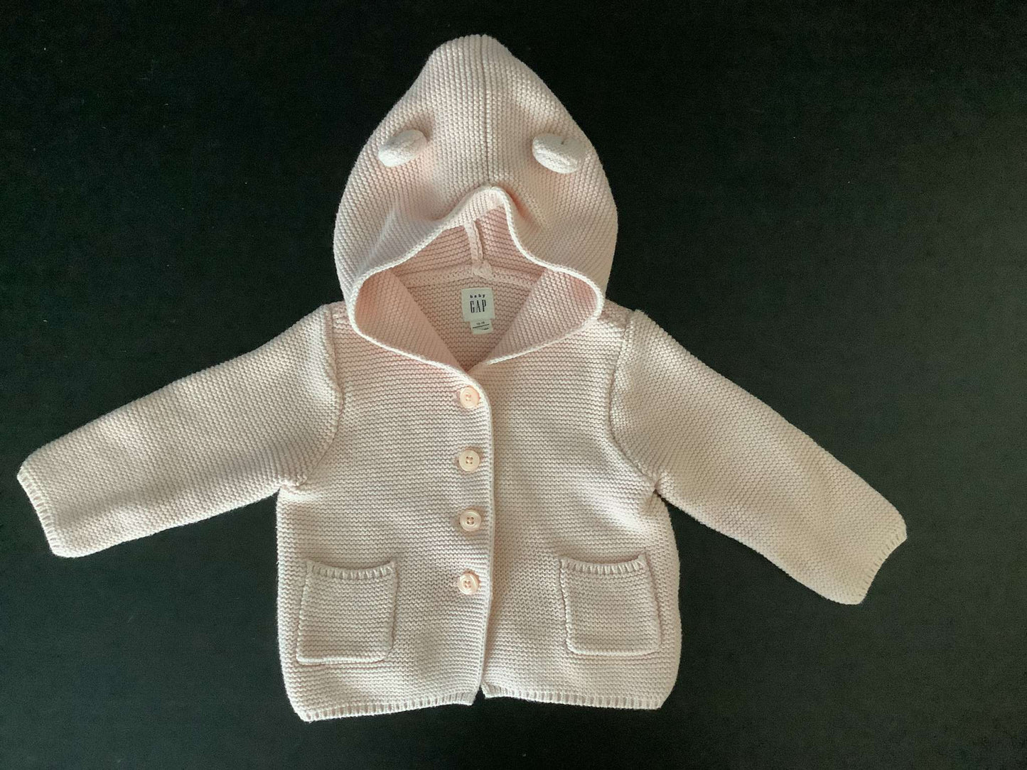 Baby Gap Girls Knitted Sweater Jacket 12-18 months, Kids 18 Month (12-18M)