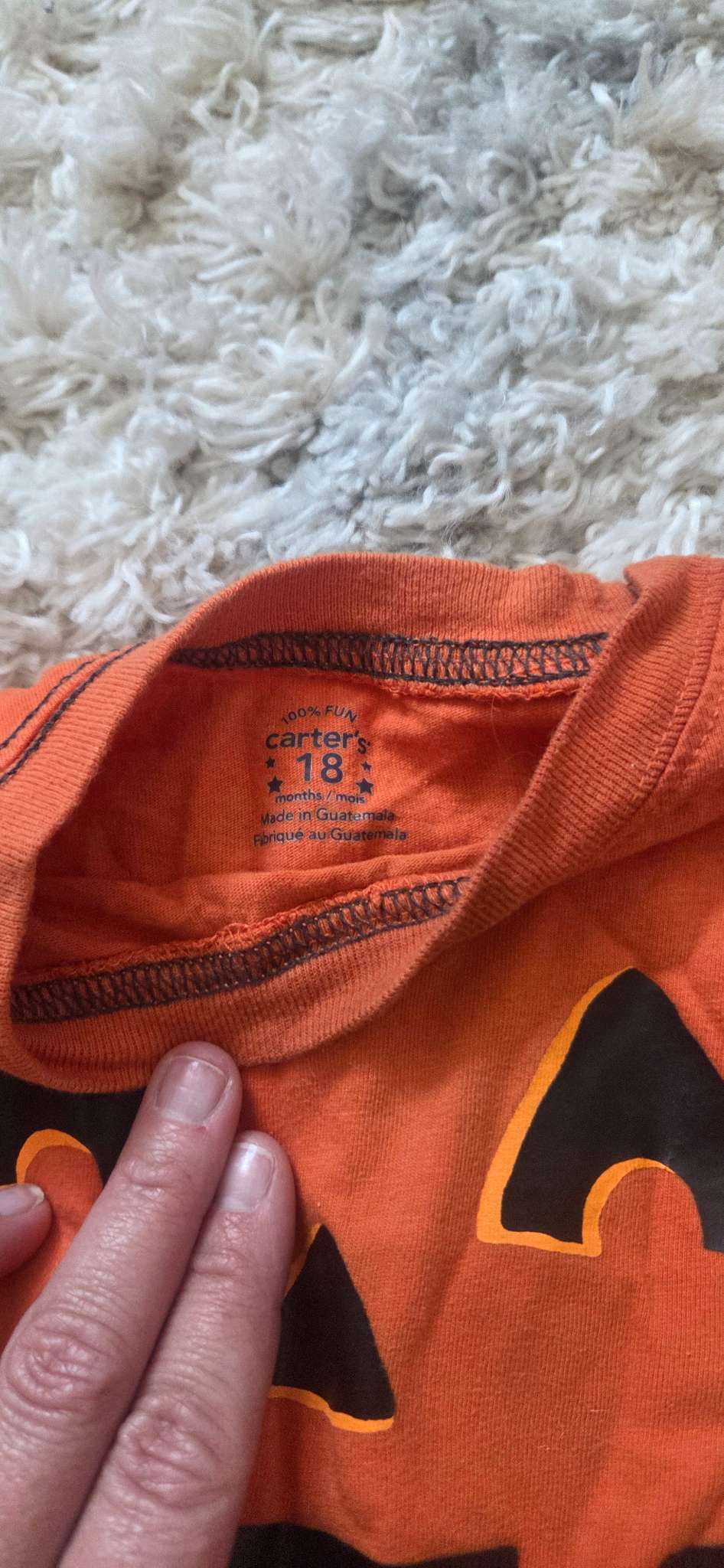 Pumpkin Shirts, Kids 18 Month (12-18M)