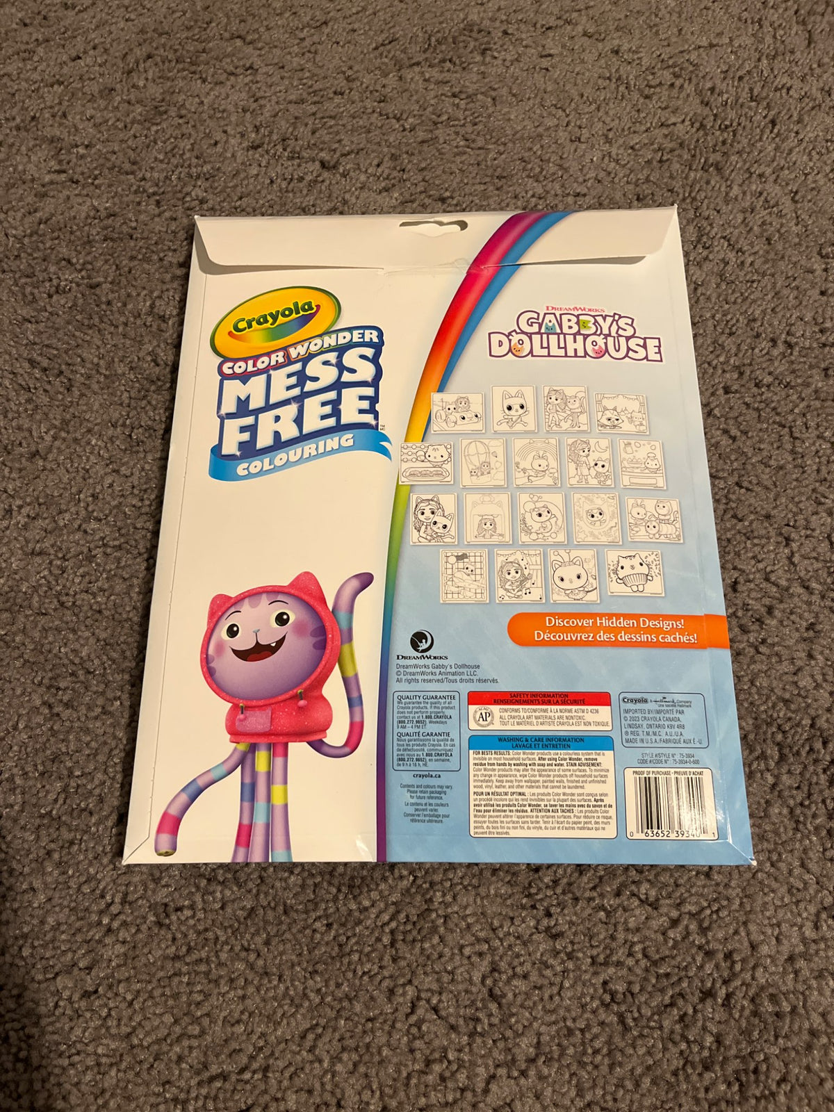 Gabby Dollhouse Mess Free Coloring (new)
