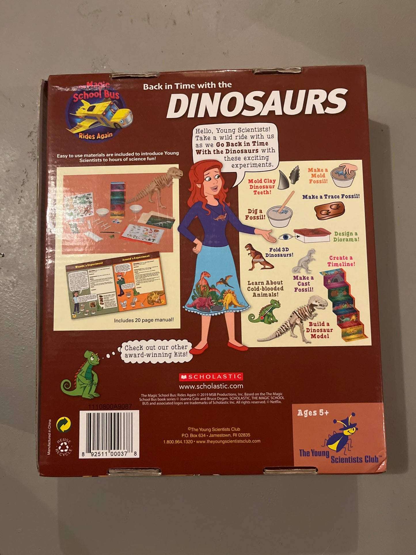 The Magic School Bus - Dinosaurs Science Kit