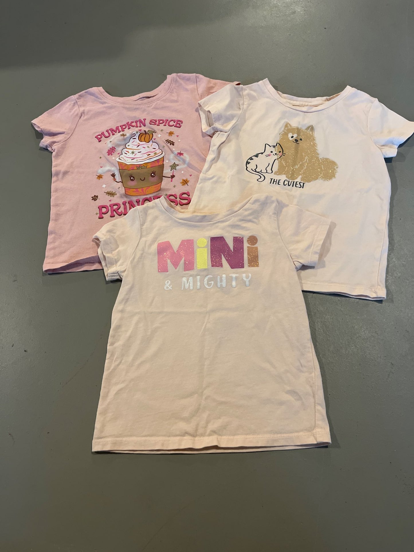 Pink T-Shirt Bundle, Kids 4/4T