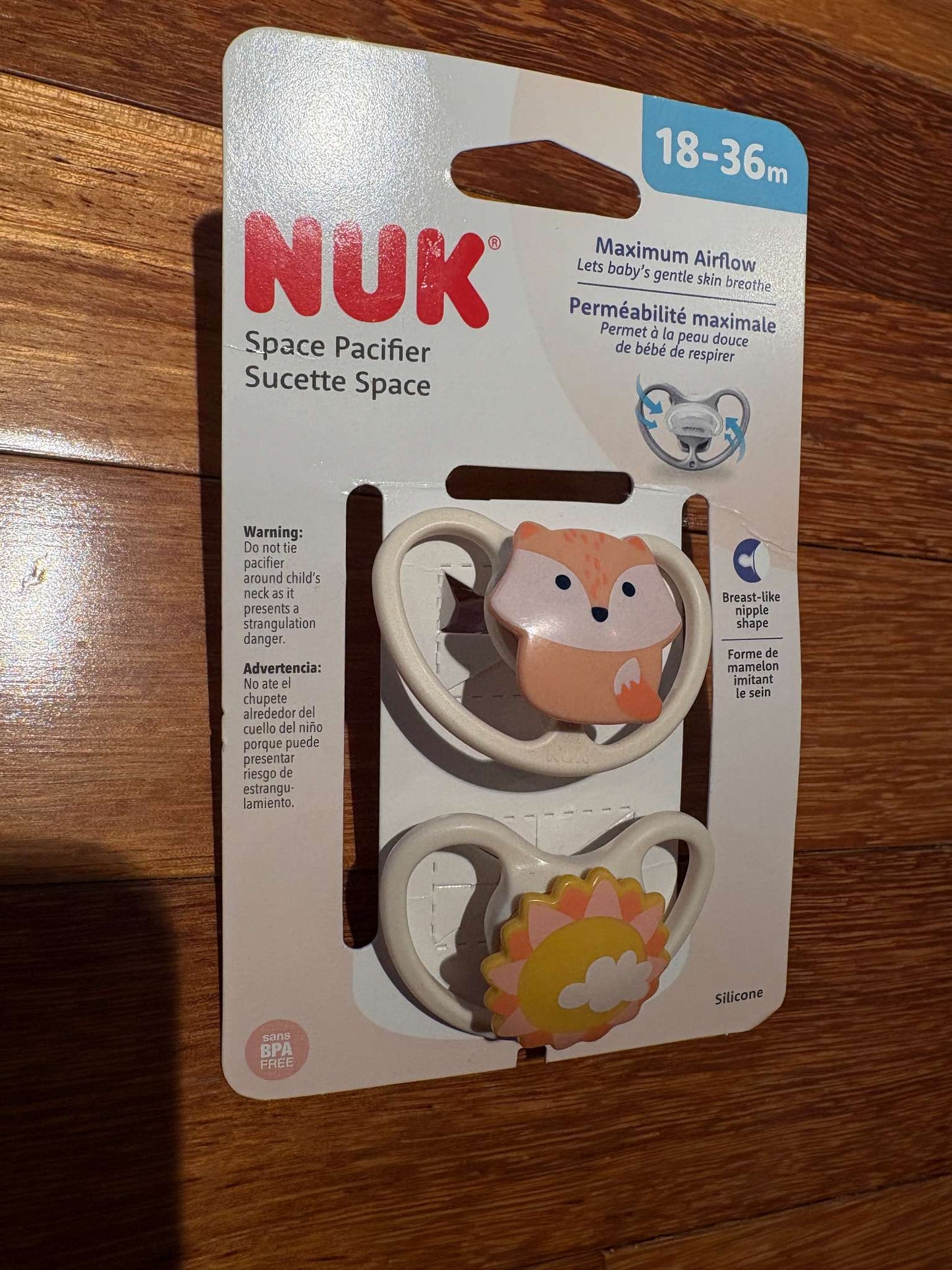 NUK pacifiers