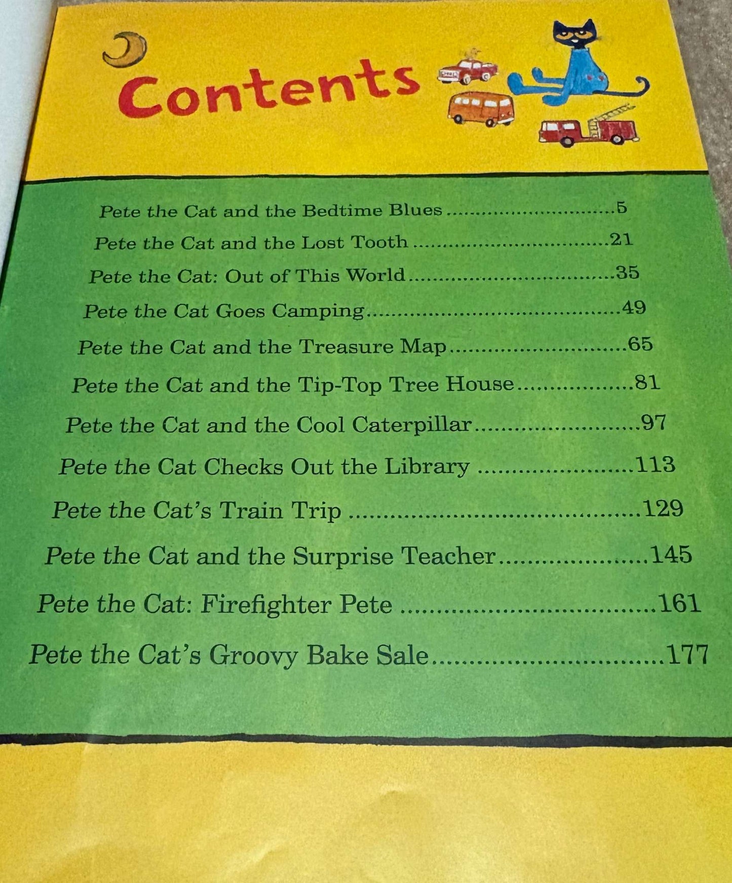 5 Minute Pete the Cat Bedtime Stories