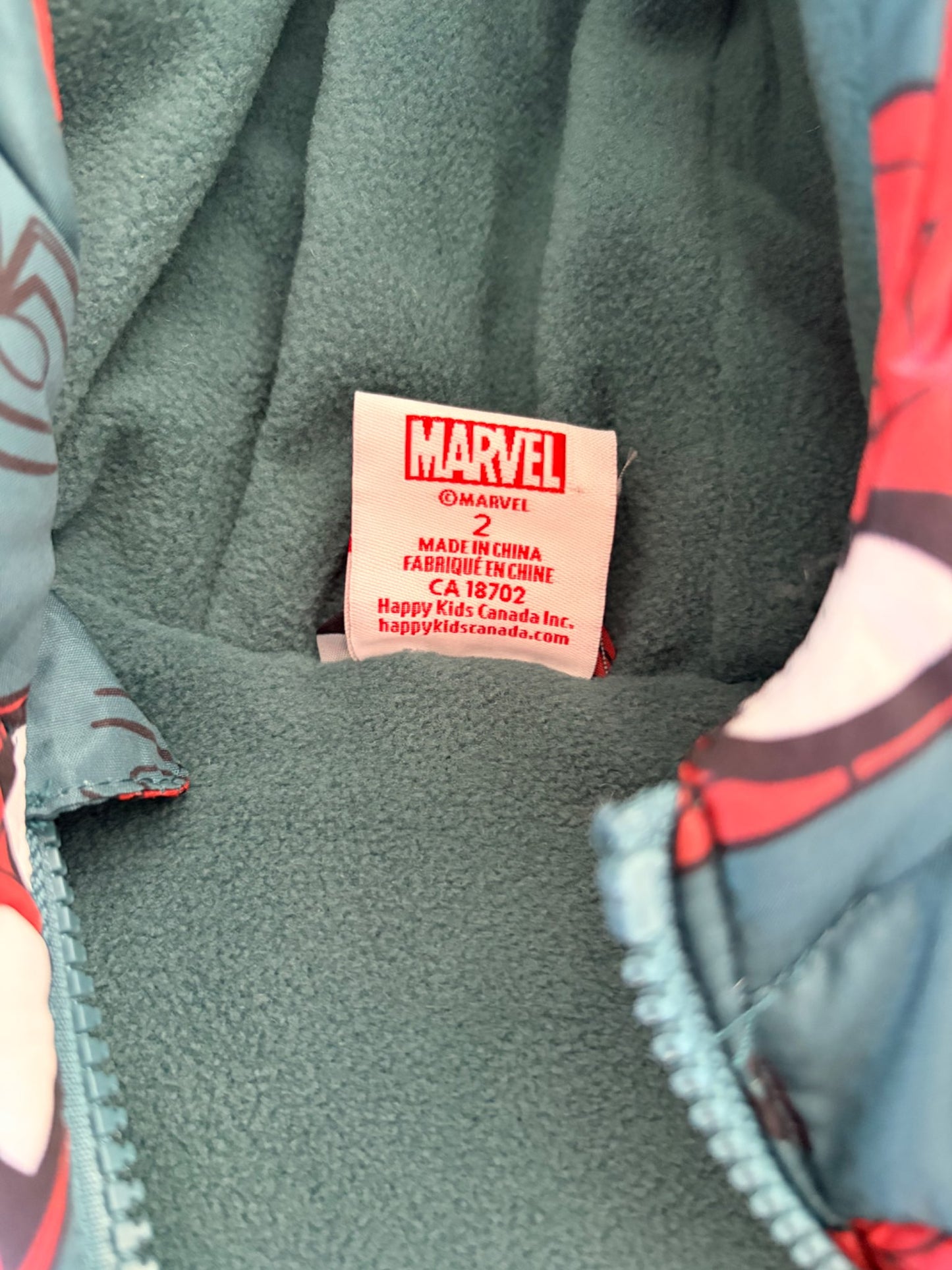 Spiderman winter coat , Kids 2T