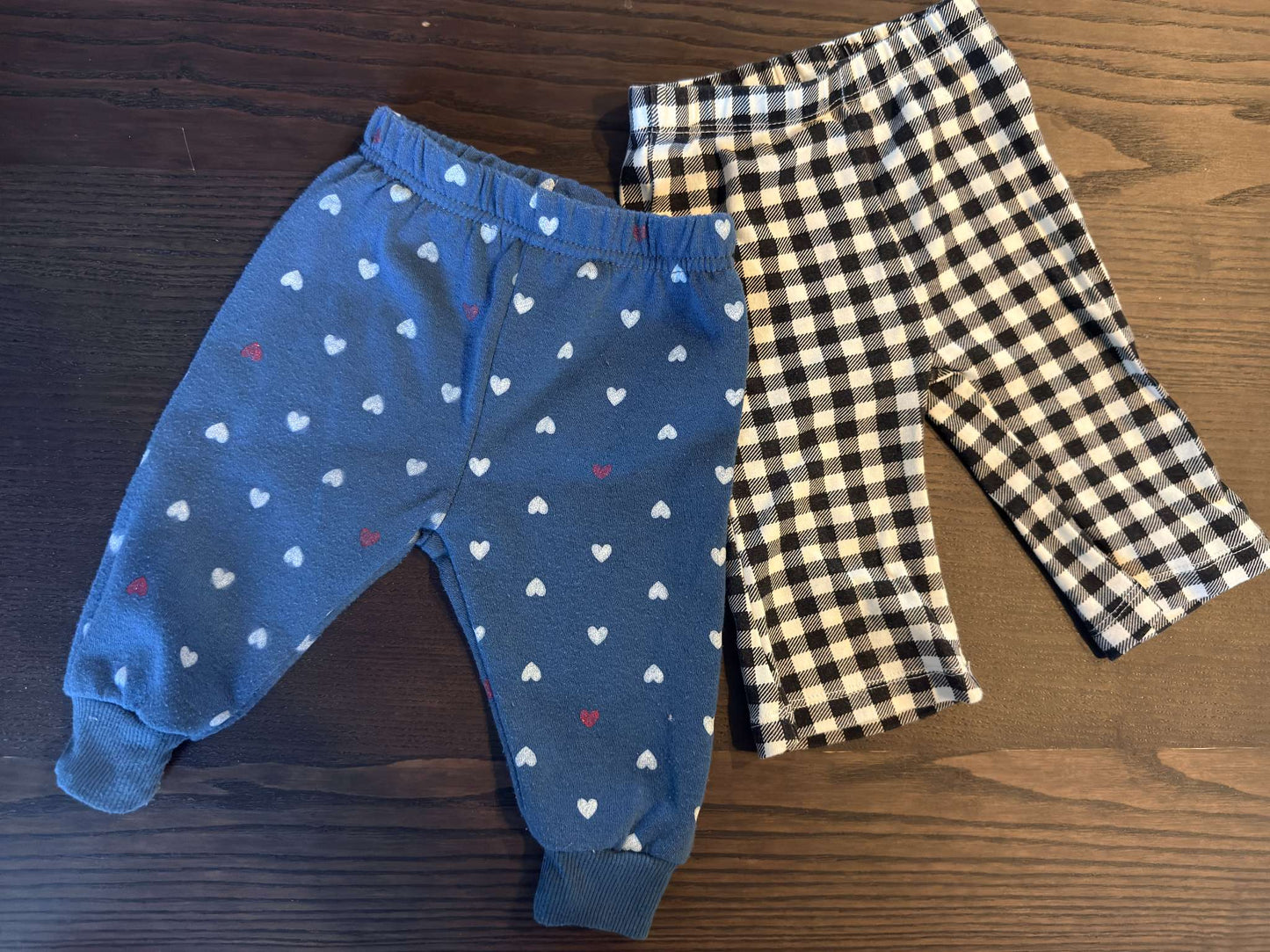 2 pairs of girls 3-6 month pants, Kids 6 Month (3-6M)